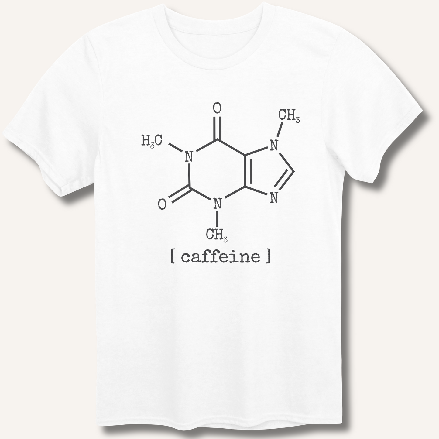 Caffeine Molecule T-Shirt