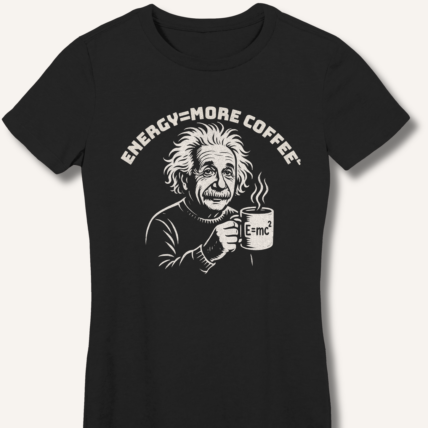 Energy = More Coffee² Fitted T-Shirt