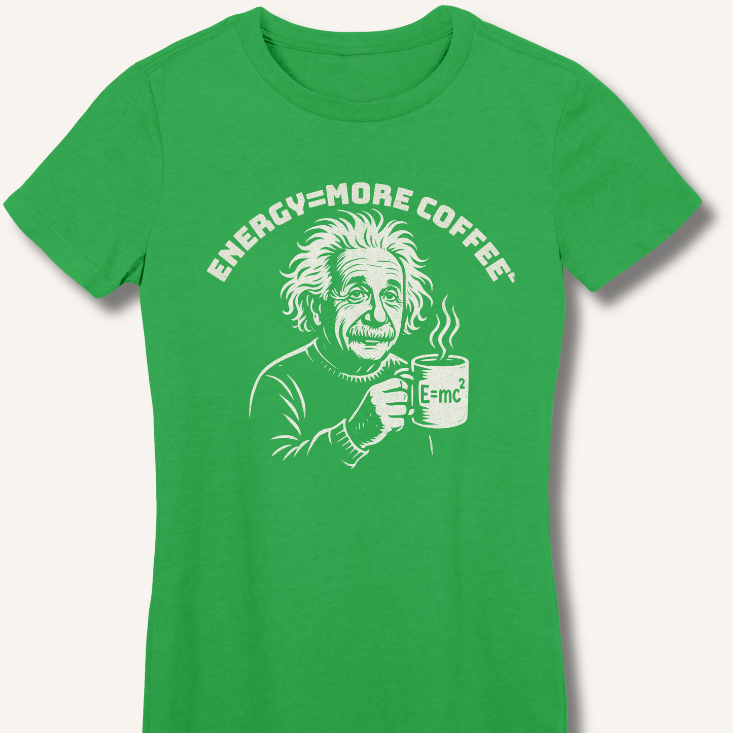Energy = More Coffee² Fitted T-Shirt