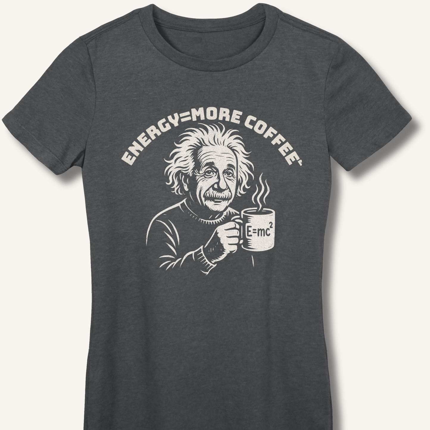 Energy = More Coffee² Fitted T-Shirt