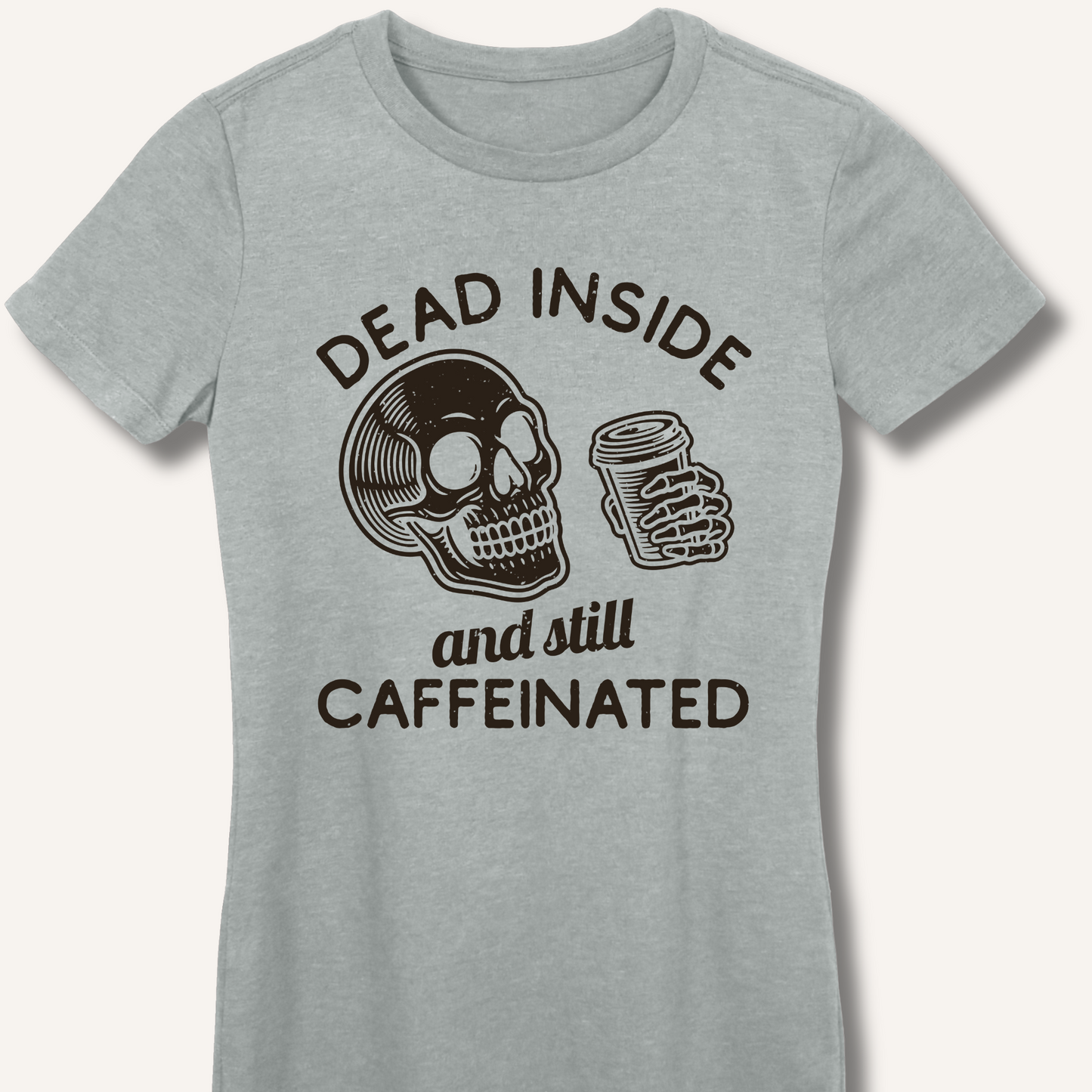 Dead Inside Fitted T-Shirt