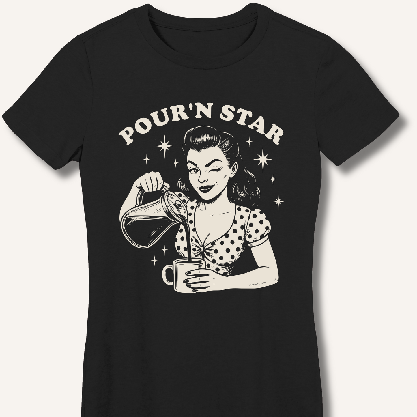 Pour'n Star Fitted T-Shirt