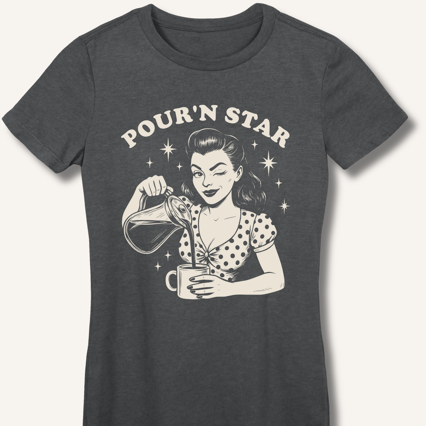 Pour'n Star Fitted T-Shirt
