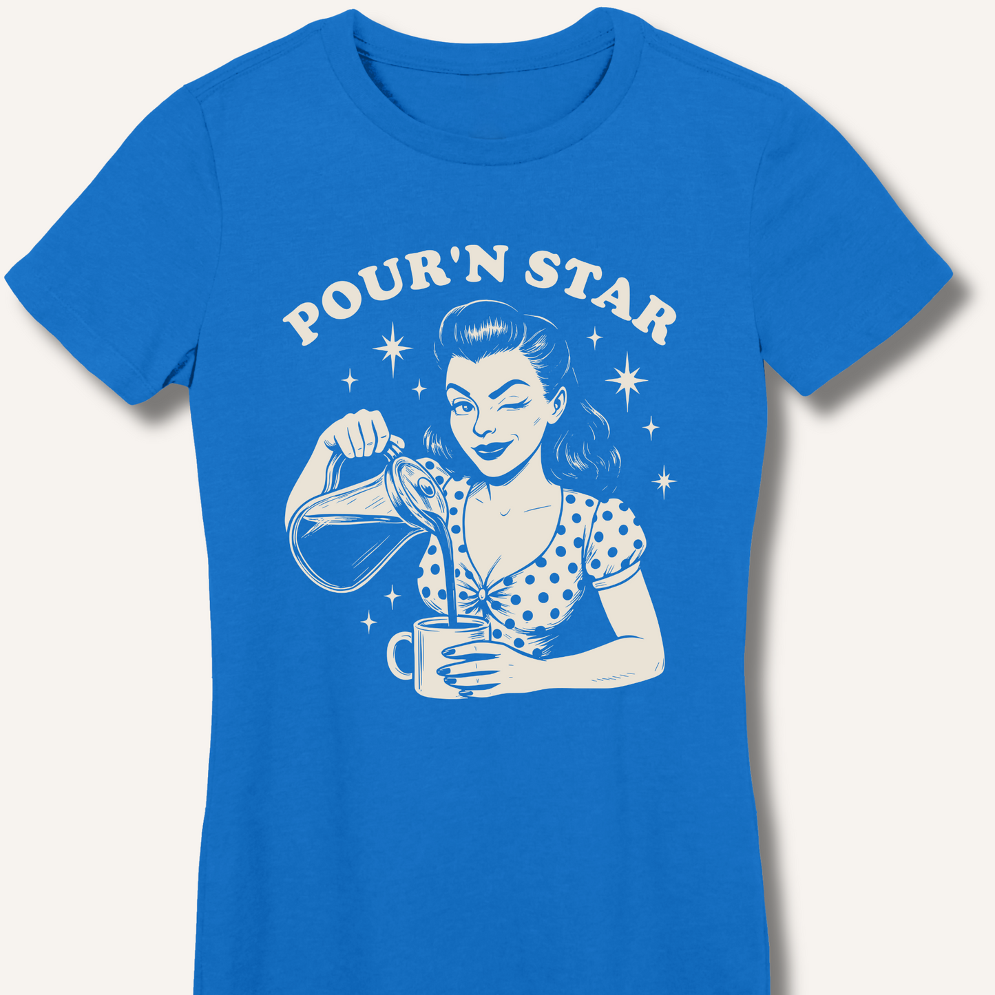 Pour'n Star Fitted T-Shirt