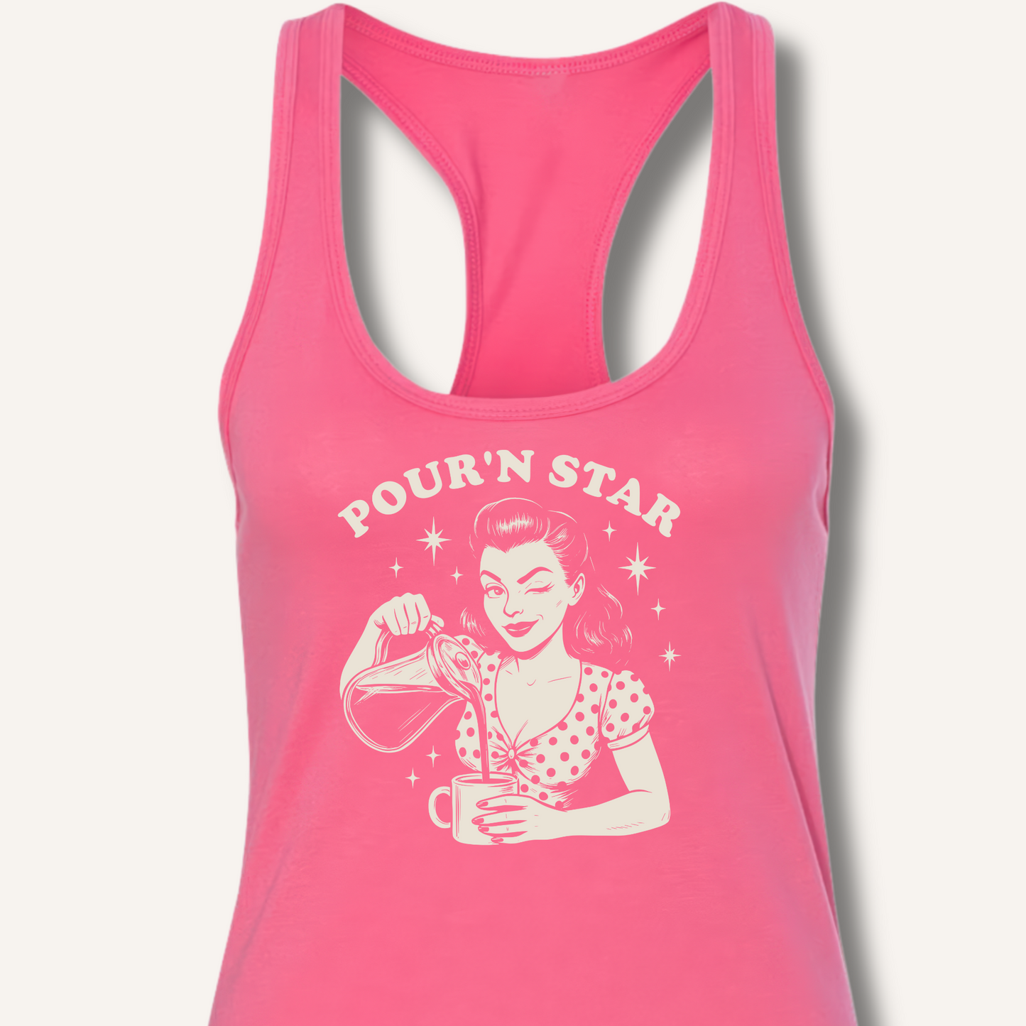 Pour'n Star Racerback Tank