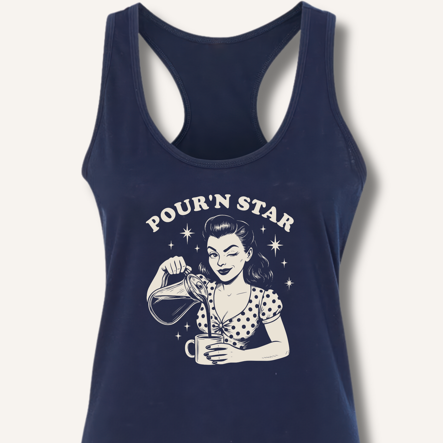 Pour'n Star Racerback Tank