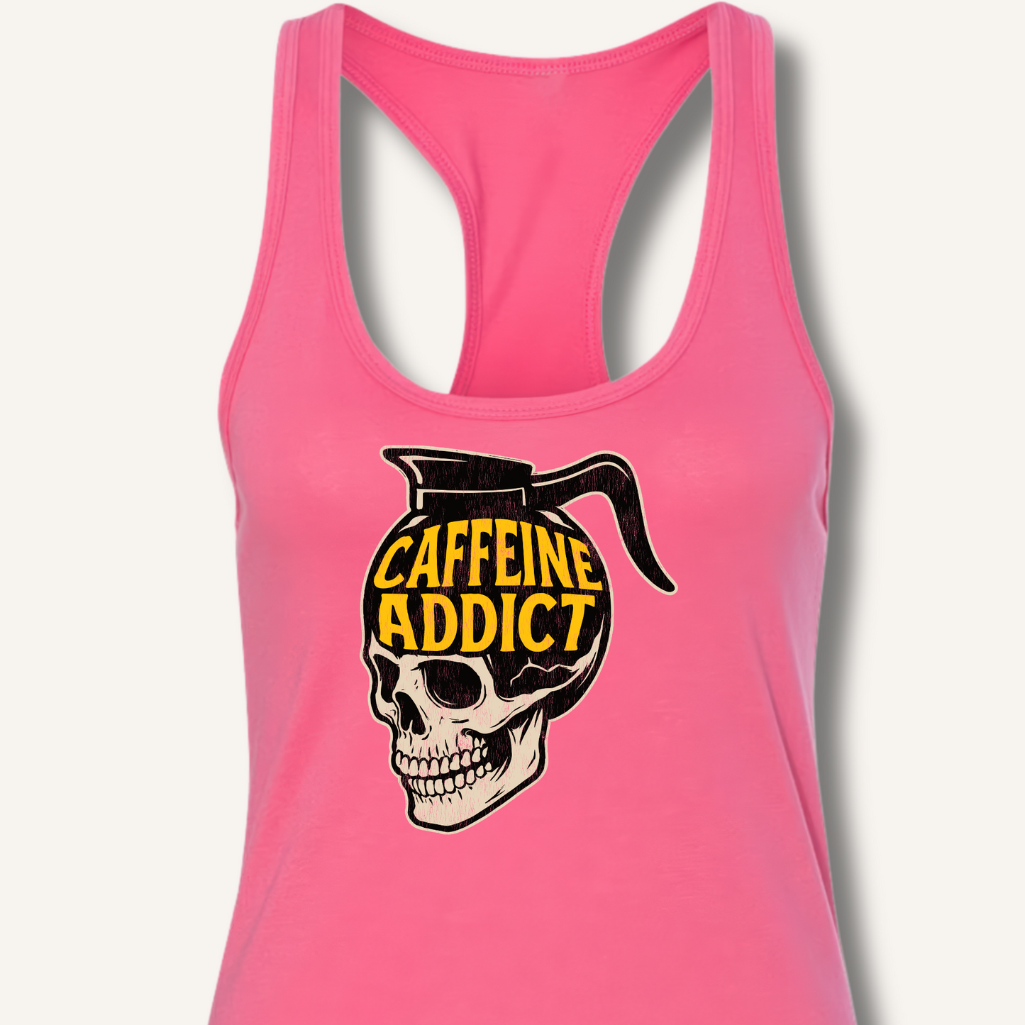 Caffeine Addict Racerback Tank