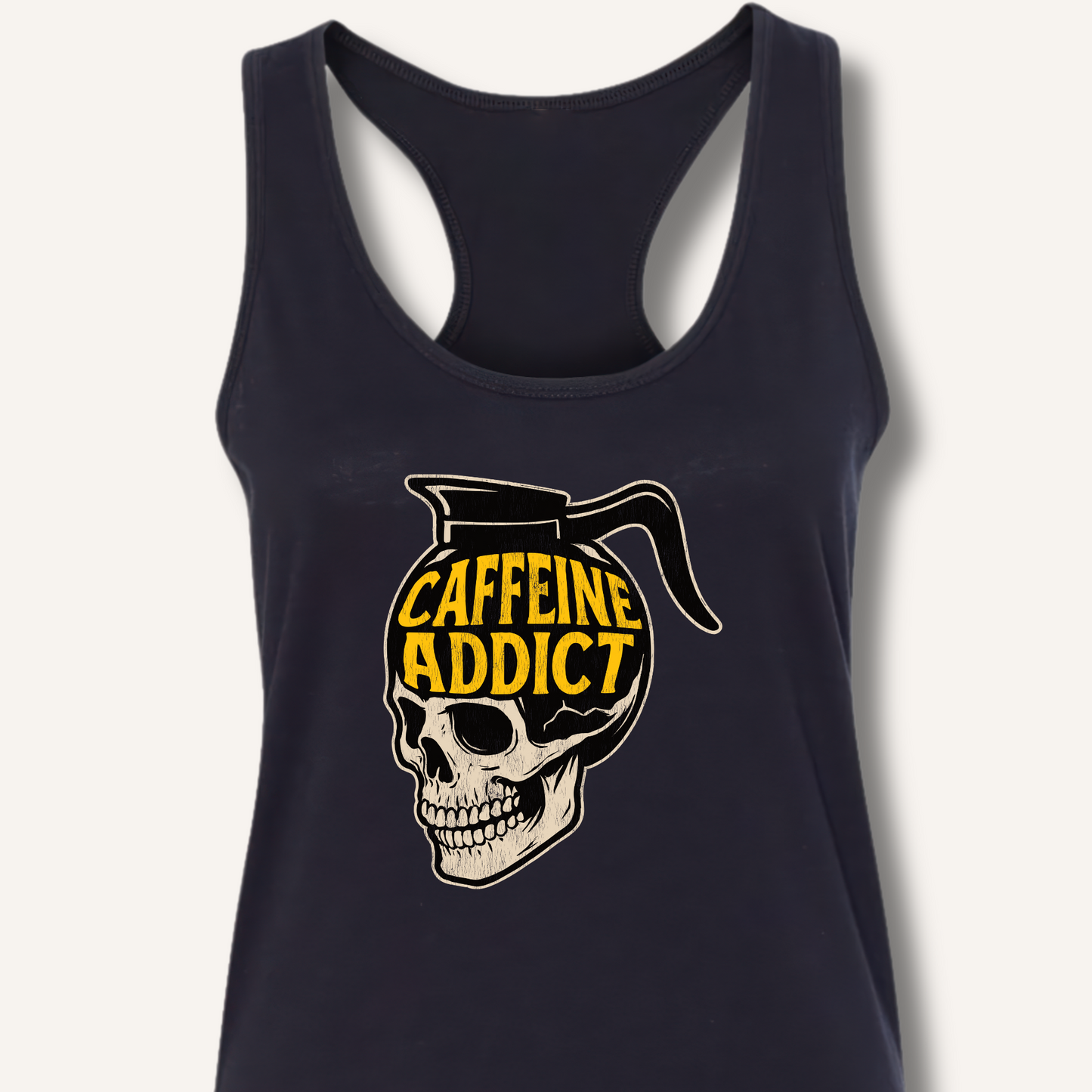 Caffeine Addict Racerback Tank