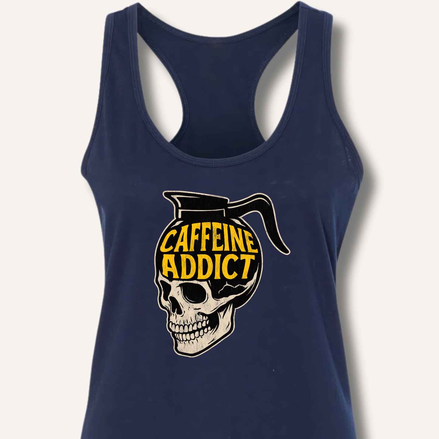 Caffeine Addict Racerback Tank