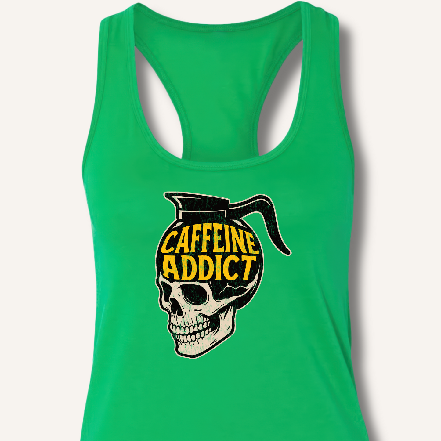 Caffeine Addict Racerback Tank