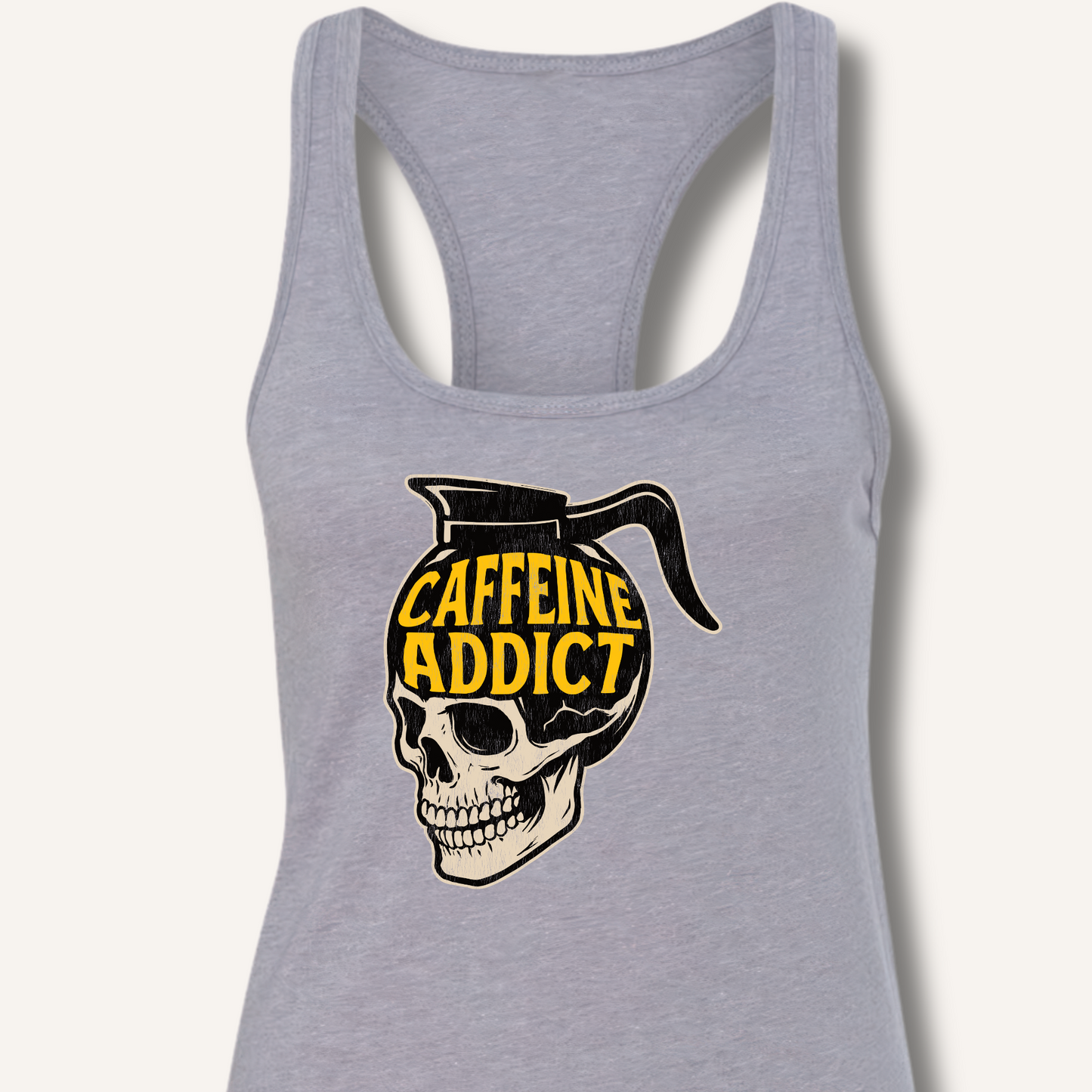 Caffeine Addict Racerback Tank