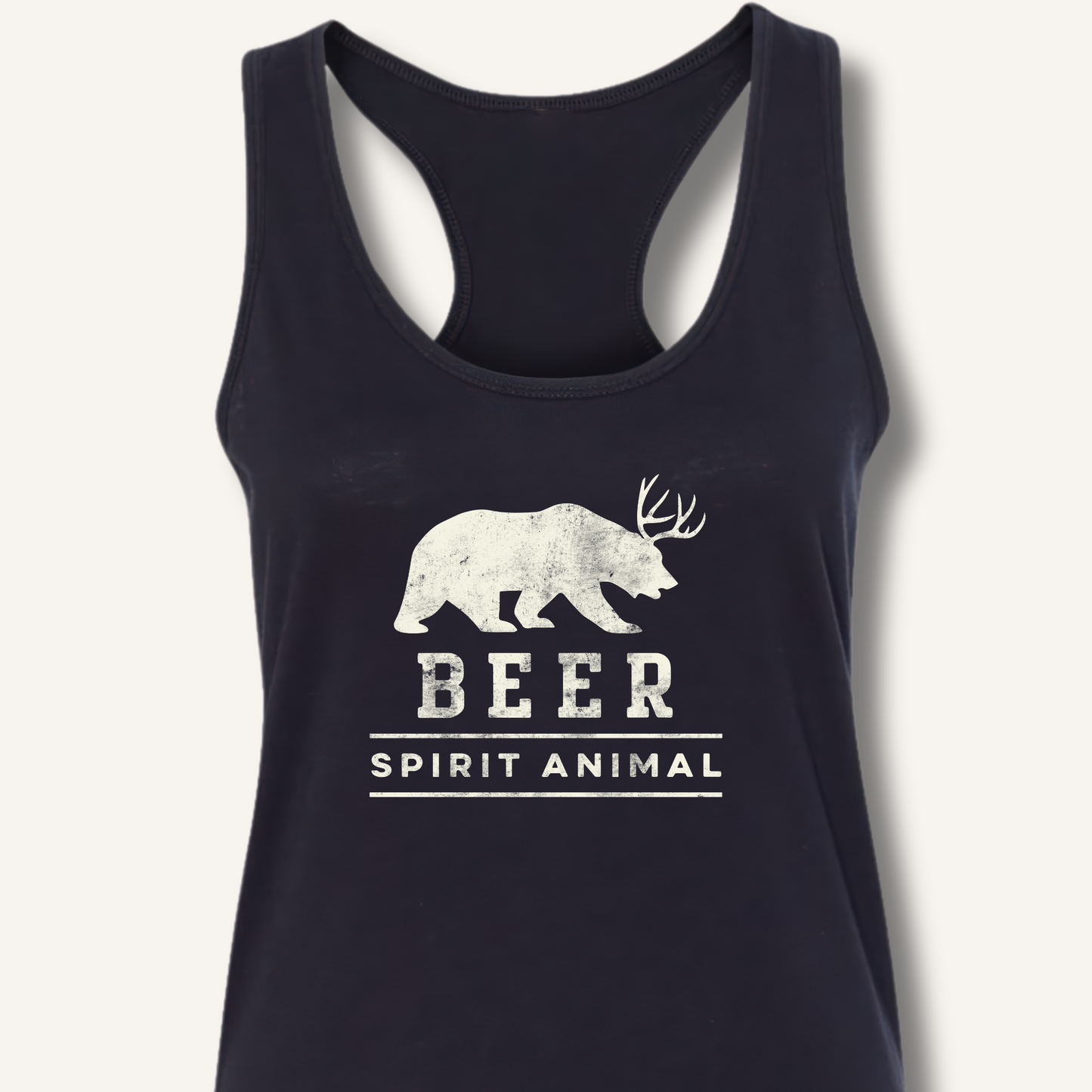 Beer Spirit Animal Racerback Tank