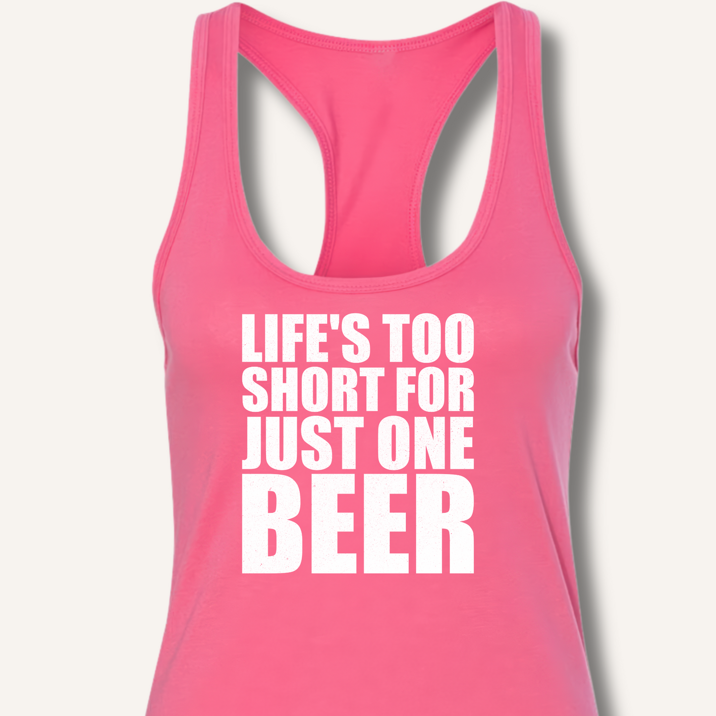 Life's Too Short Racerback Tank