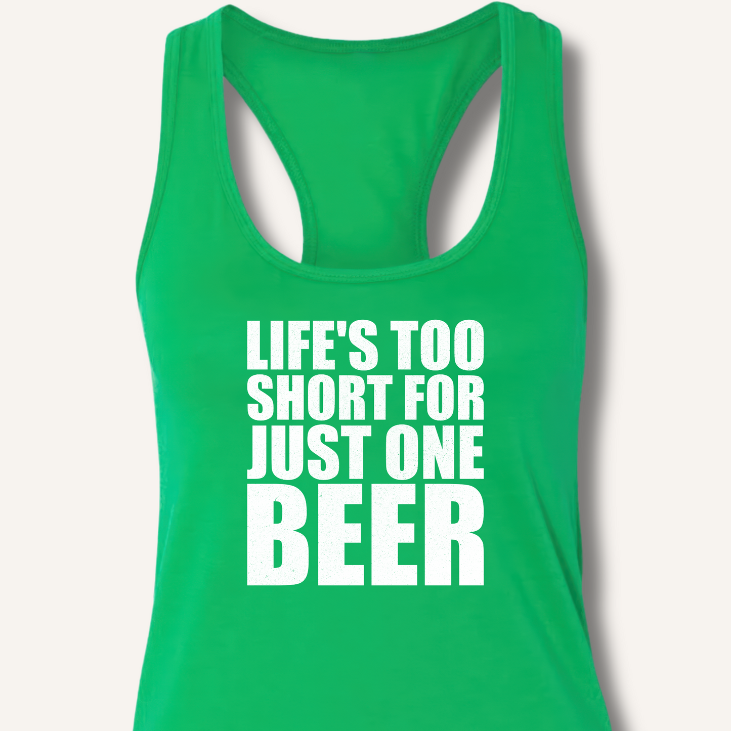 Life's Too Short Racerback Tank
