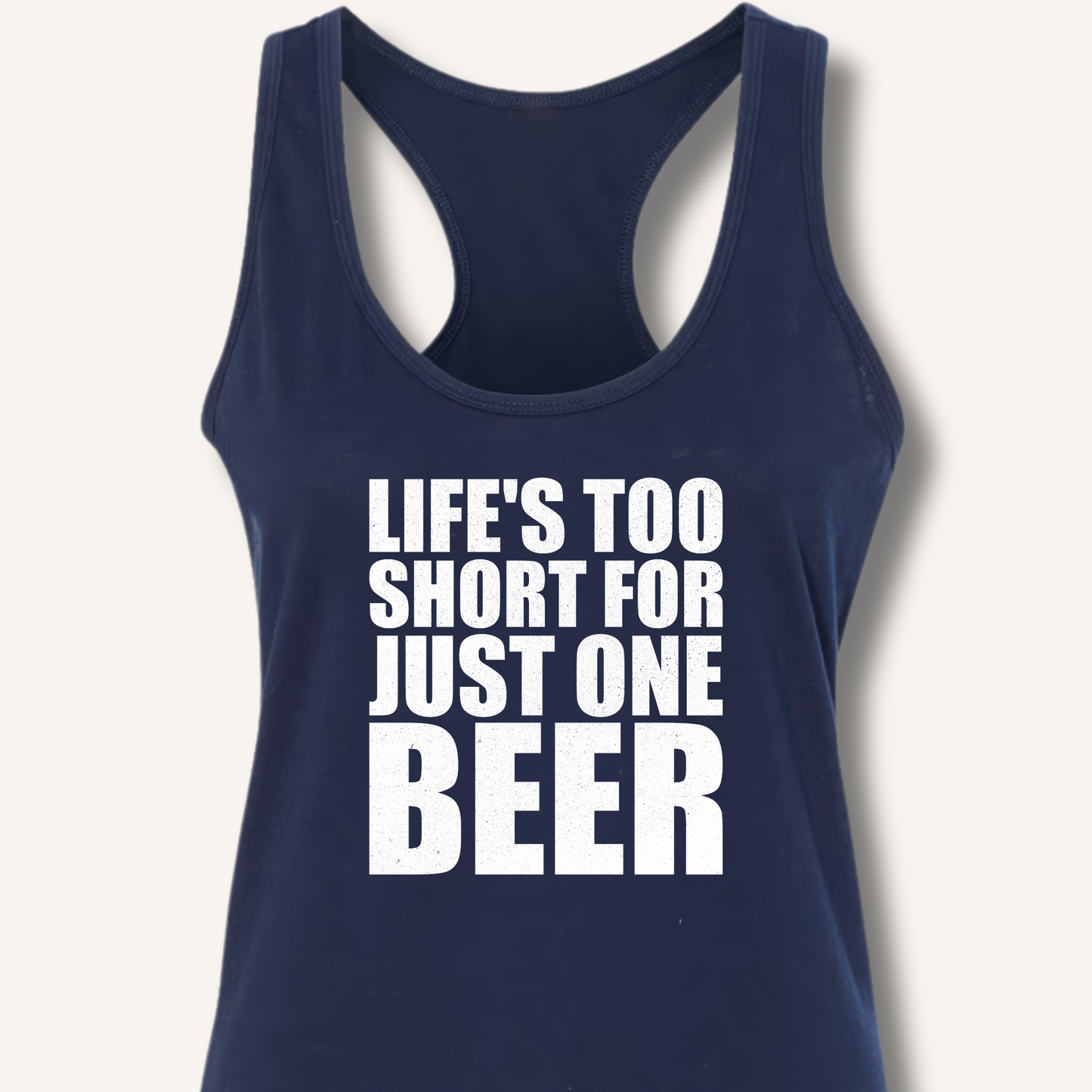 Life's Too Short Racerback Tank