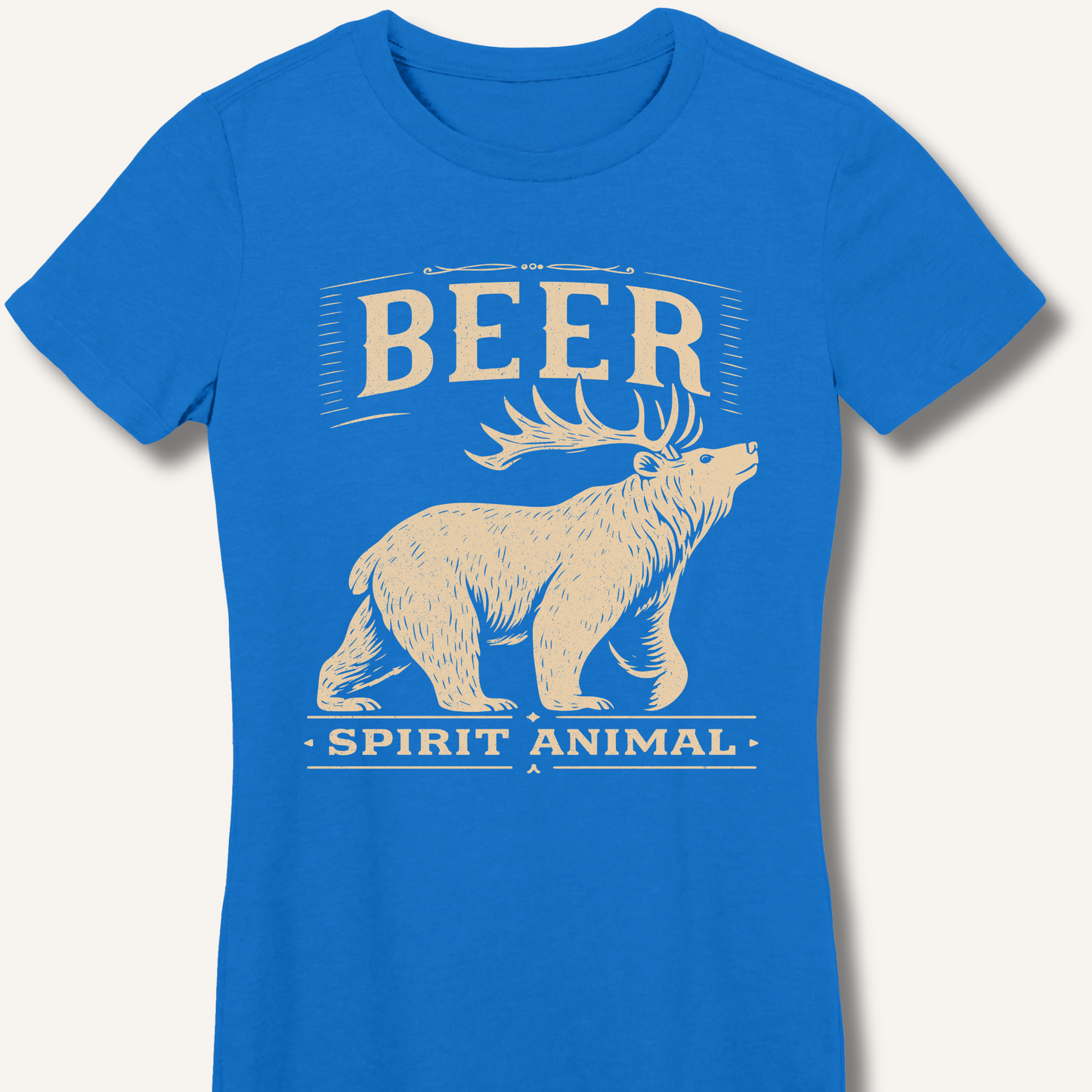 Beer - Spirit Animal Fitted T-Shirt