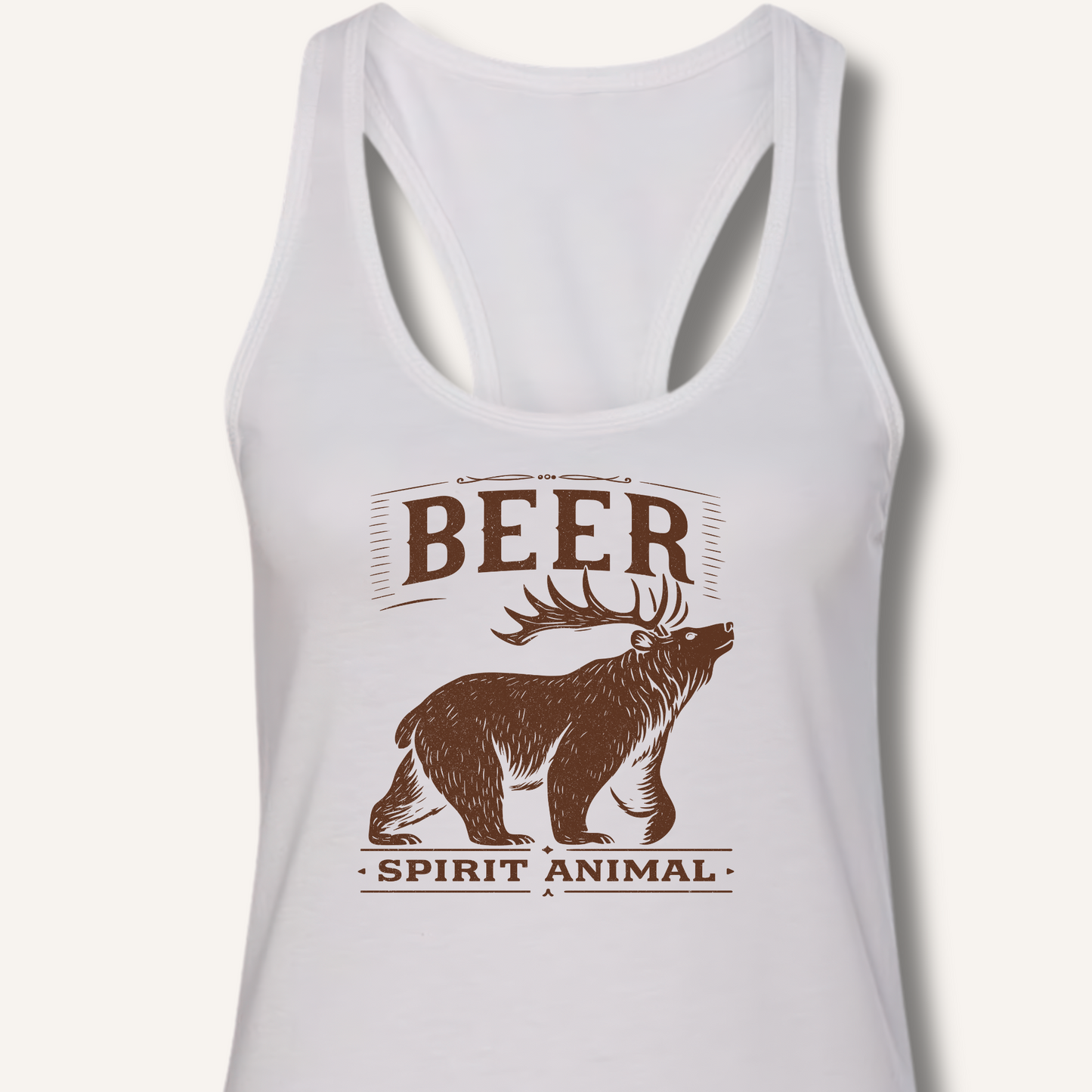 Beer - Spirit Animal Racerback Tank