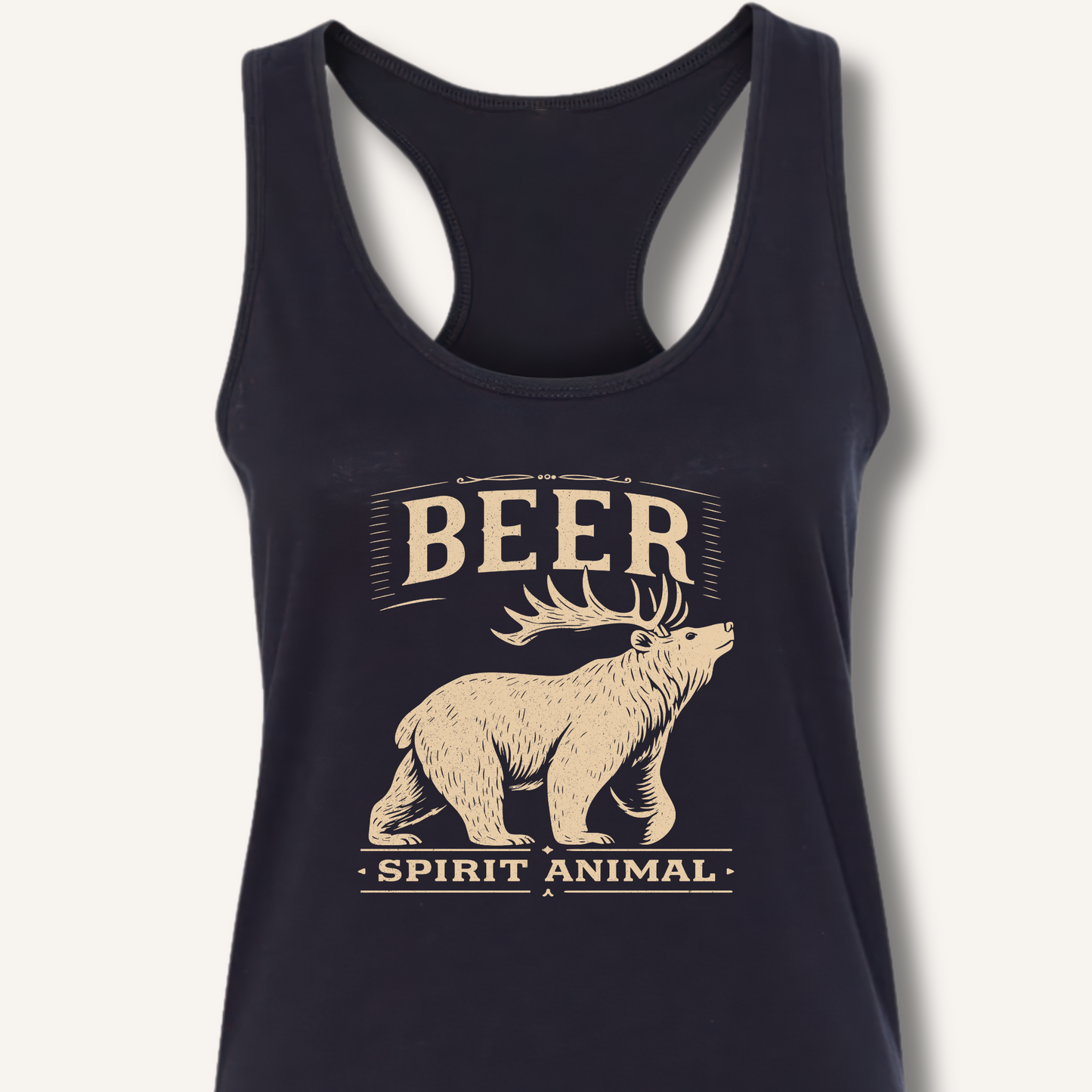 Beer - Spirit Animal Racerback Tank