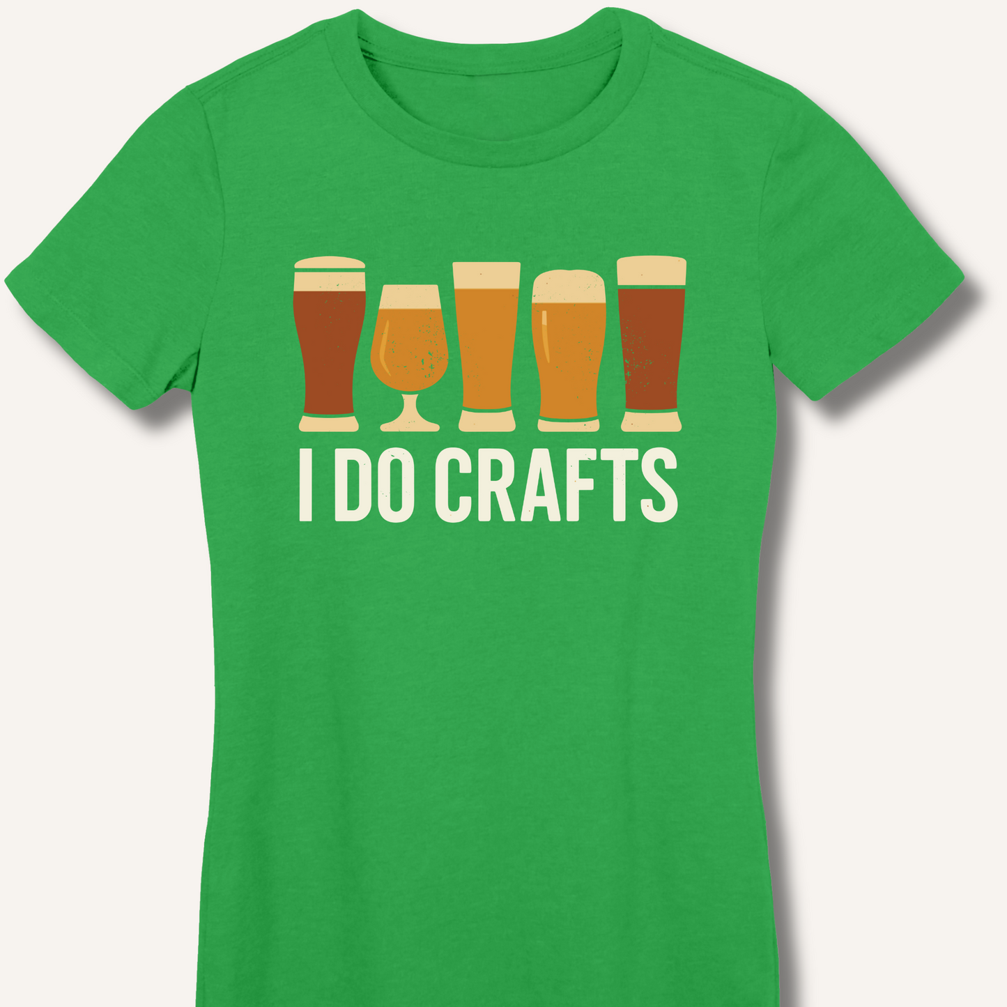 I Do Crafts Fitted T-Shirt
