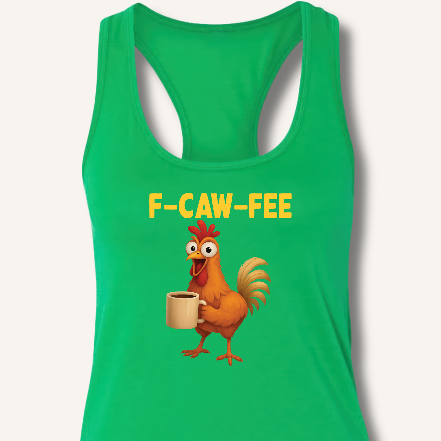 F-CAW-FEE Racerback Tank