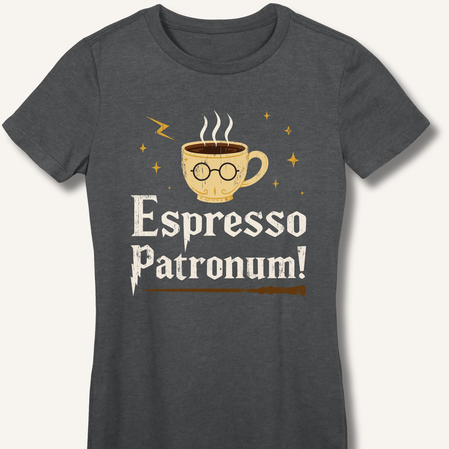 Espresso Patronum Fitted T-Shirt