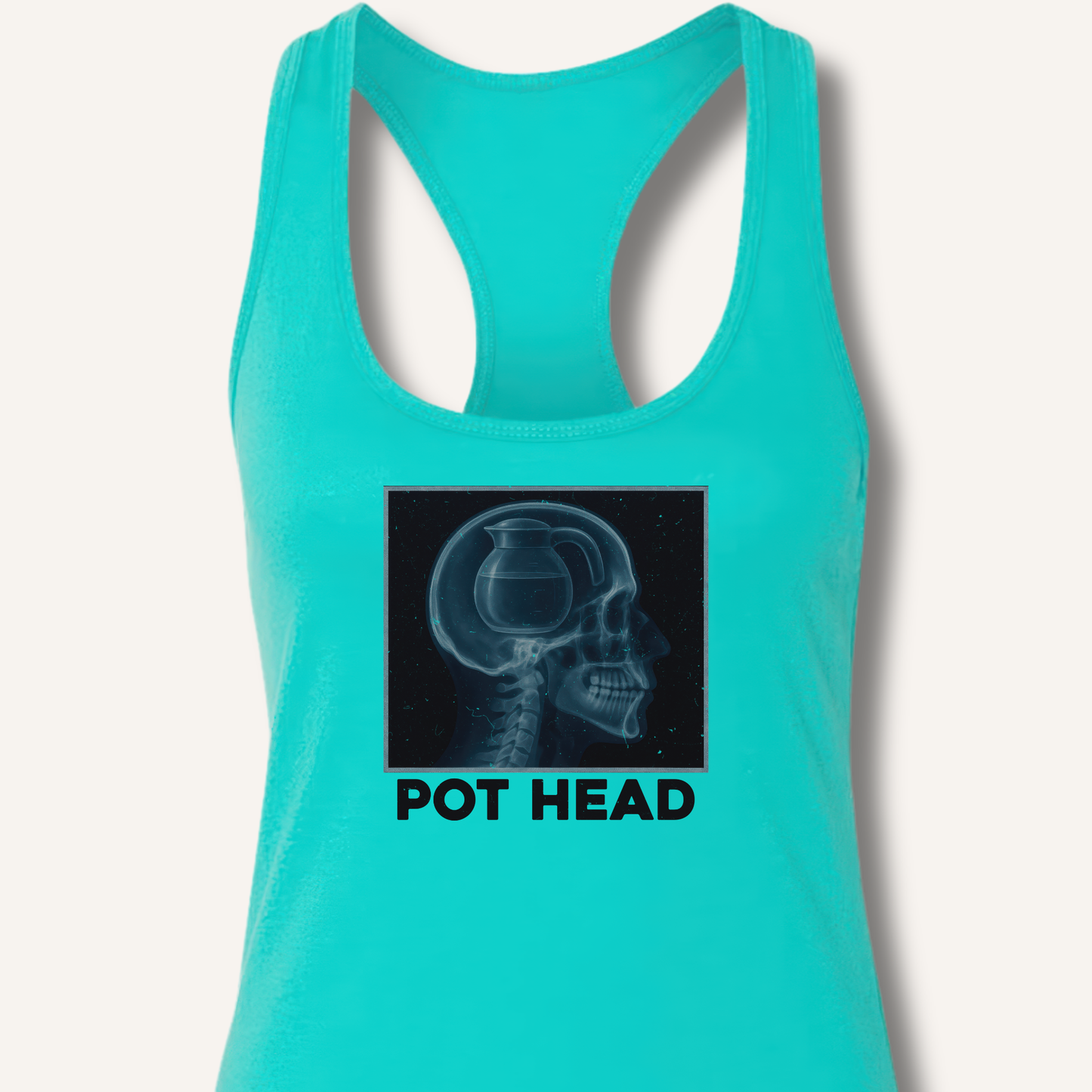 Pot Head X-Ray Racerback Tank