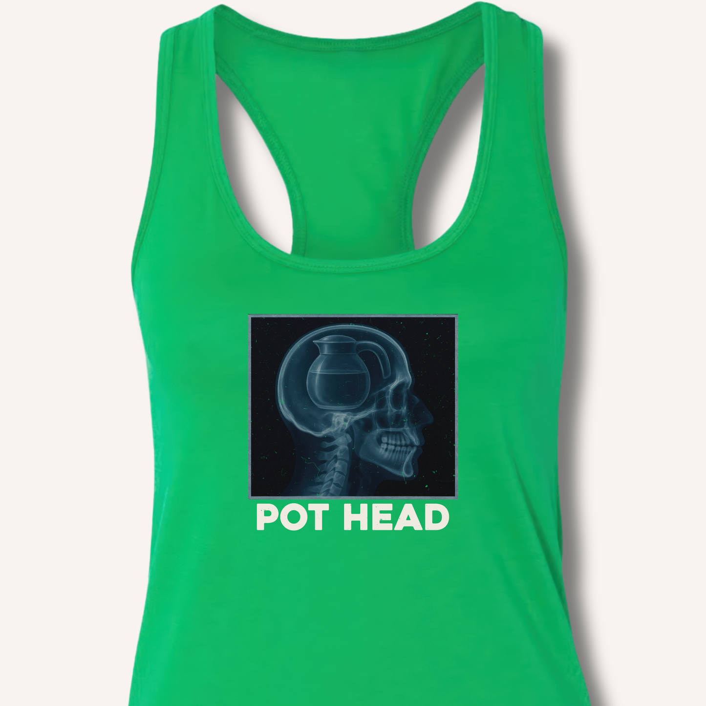 Pot Head X-Ray Racerback Tank