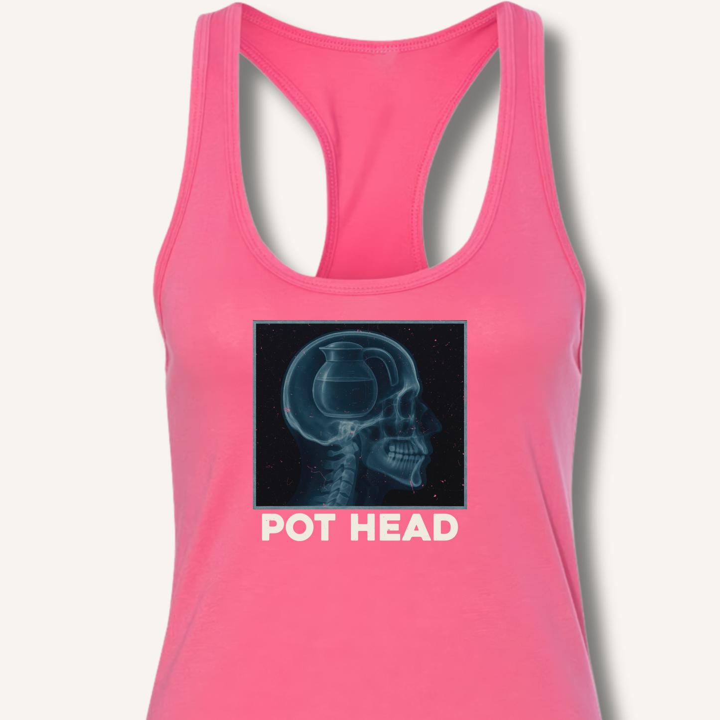 Pot Head X-Ray Racerback Tank