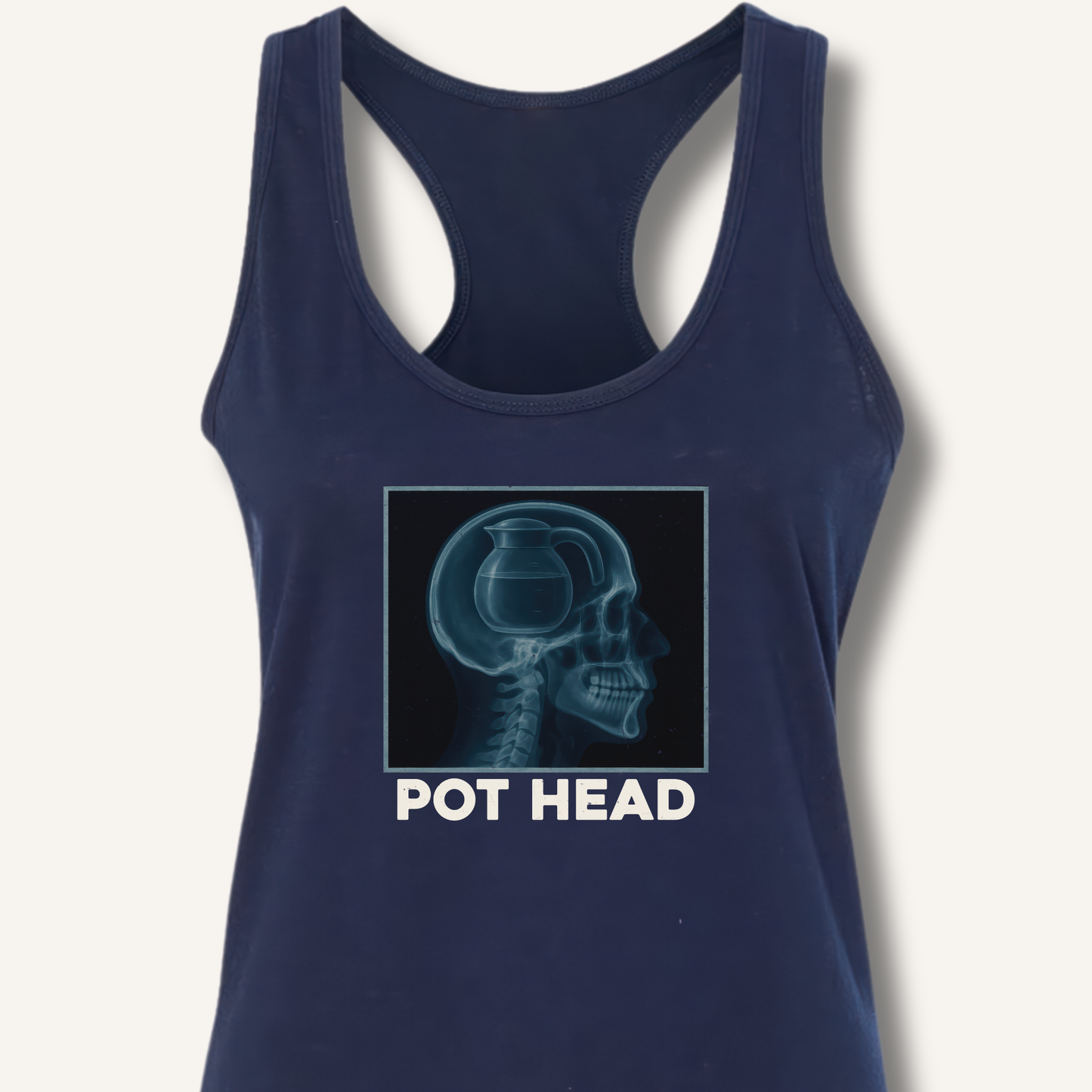 Pot Head X-Ray Racerback Tank