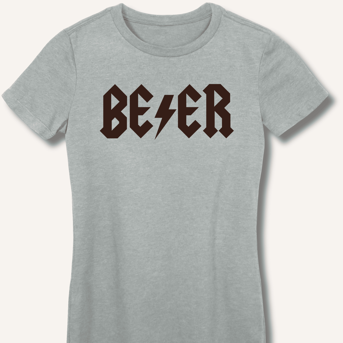 AC DC Beer Fitted T-Shirt - Sip & Shirt