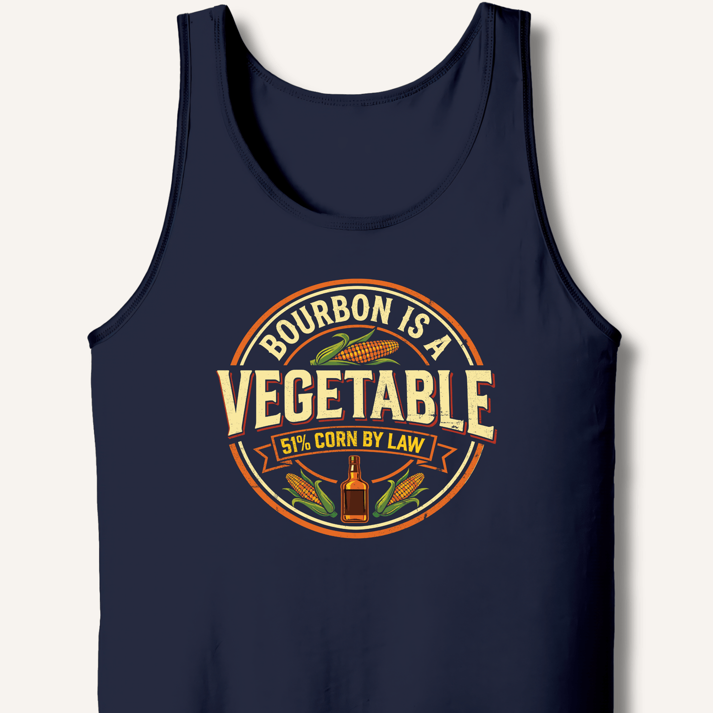 Bourbon Is a Vegetable Tank - Sip & Shirt