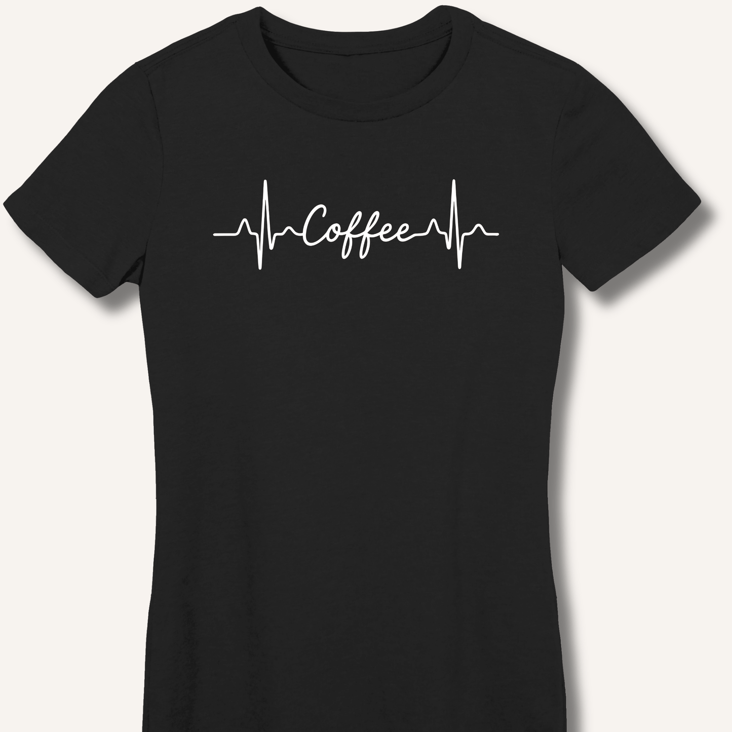 Caffeine Pulse Fitted T-Shirt - Sip & Shirt