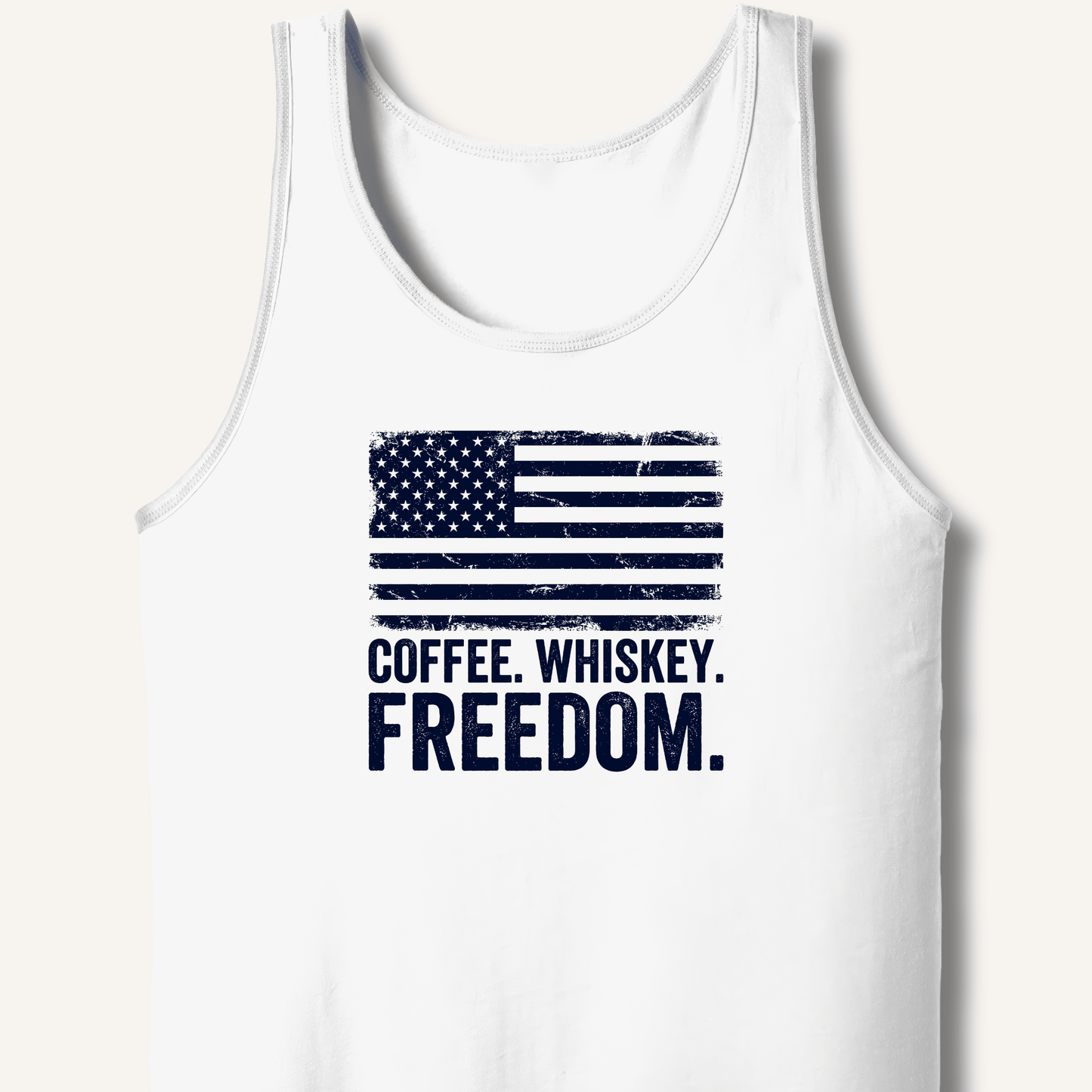 Coffee. Whiskey. Freedom. Tank - Sip & Shirt