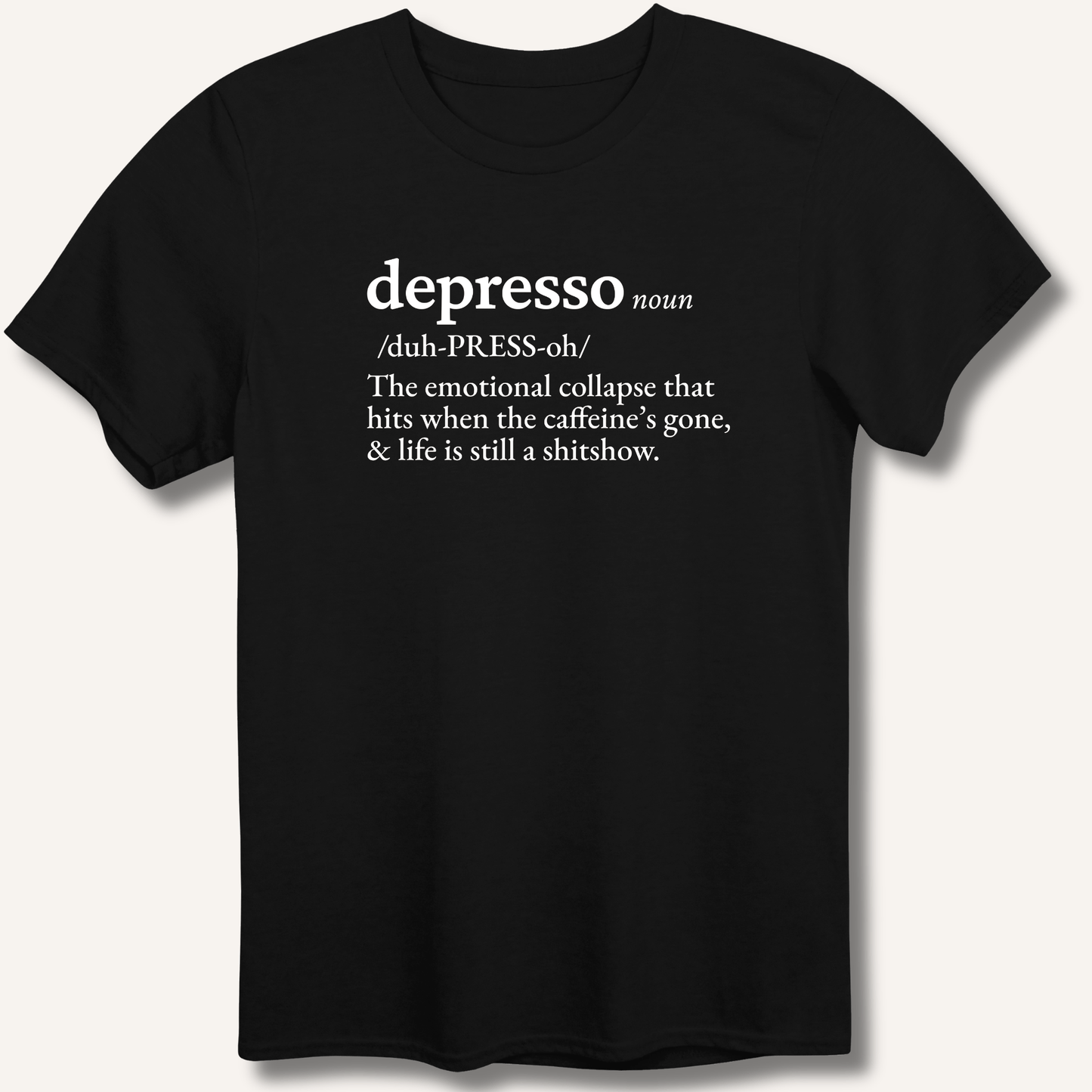 Depresso Definition T-Shirt - Sip & Shirt