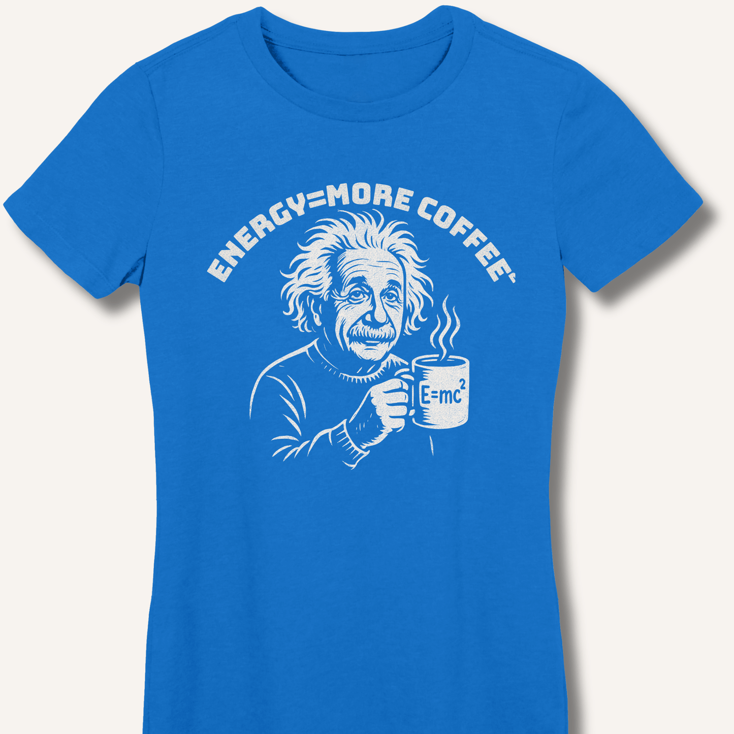 Energy = More Coffee² Fitted T-Shirt - Sip & Shirt