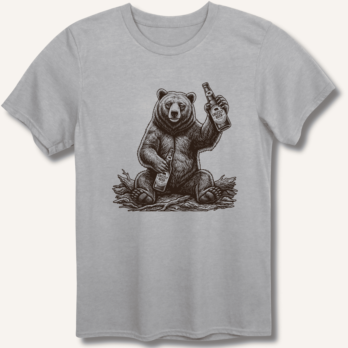 Grizzly Beer T-Shirt - Sip & Shirt