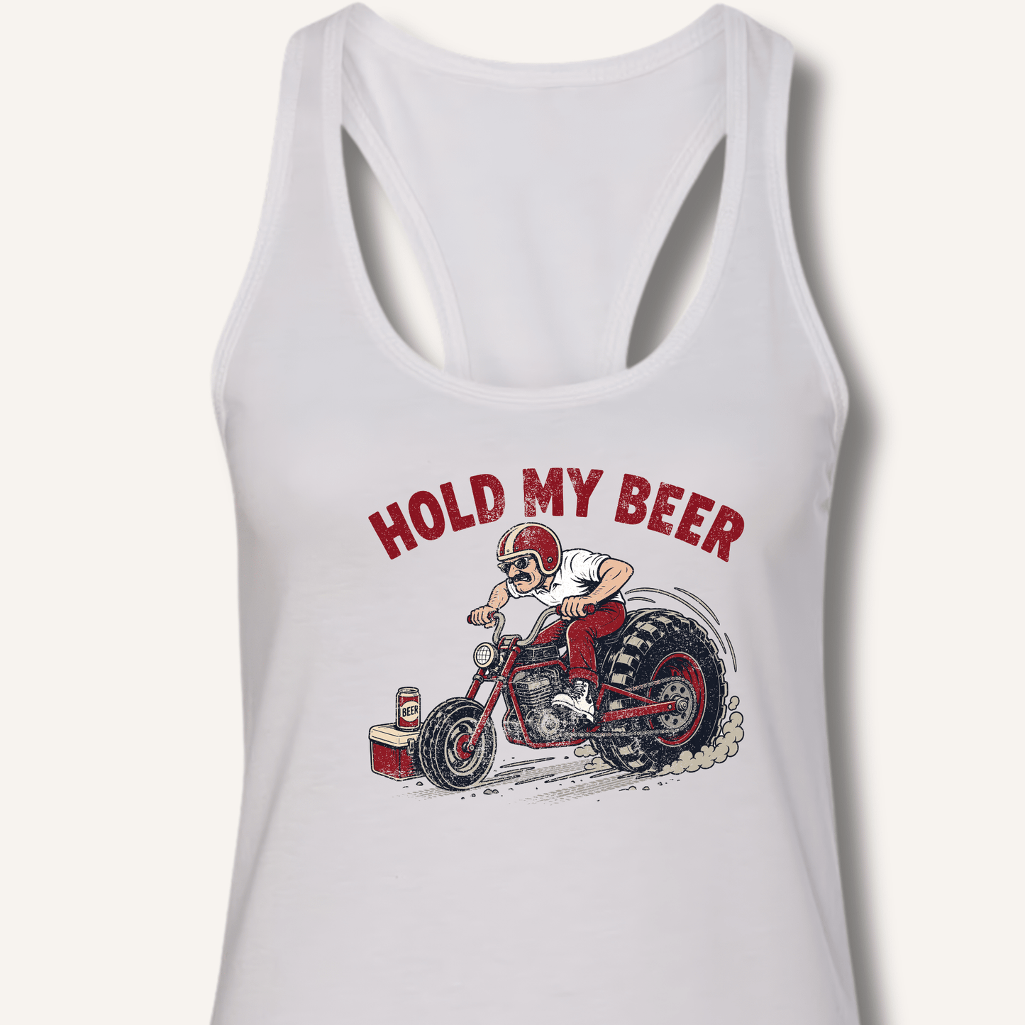 Hold My Beer Racerback Tank - Sip & Shirt