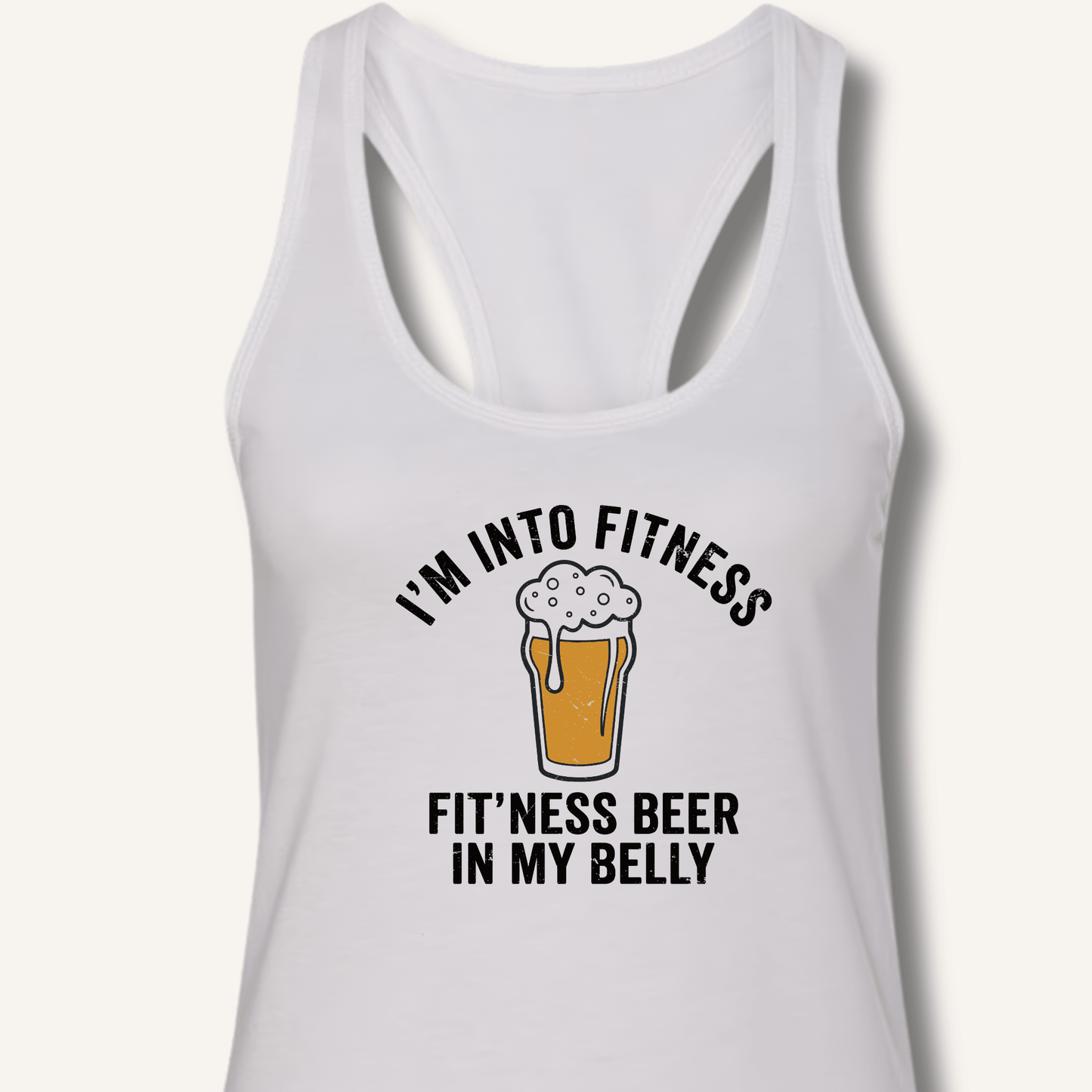 I'm Into Fitness Racerback Tank - Sip & Shirt