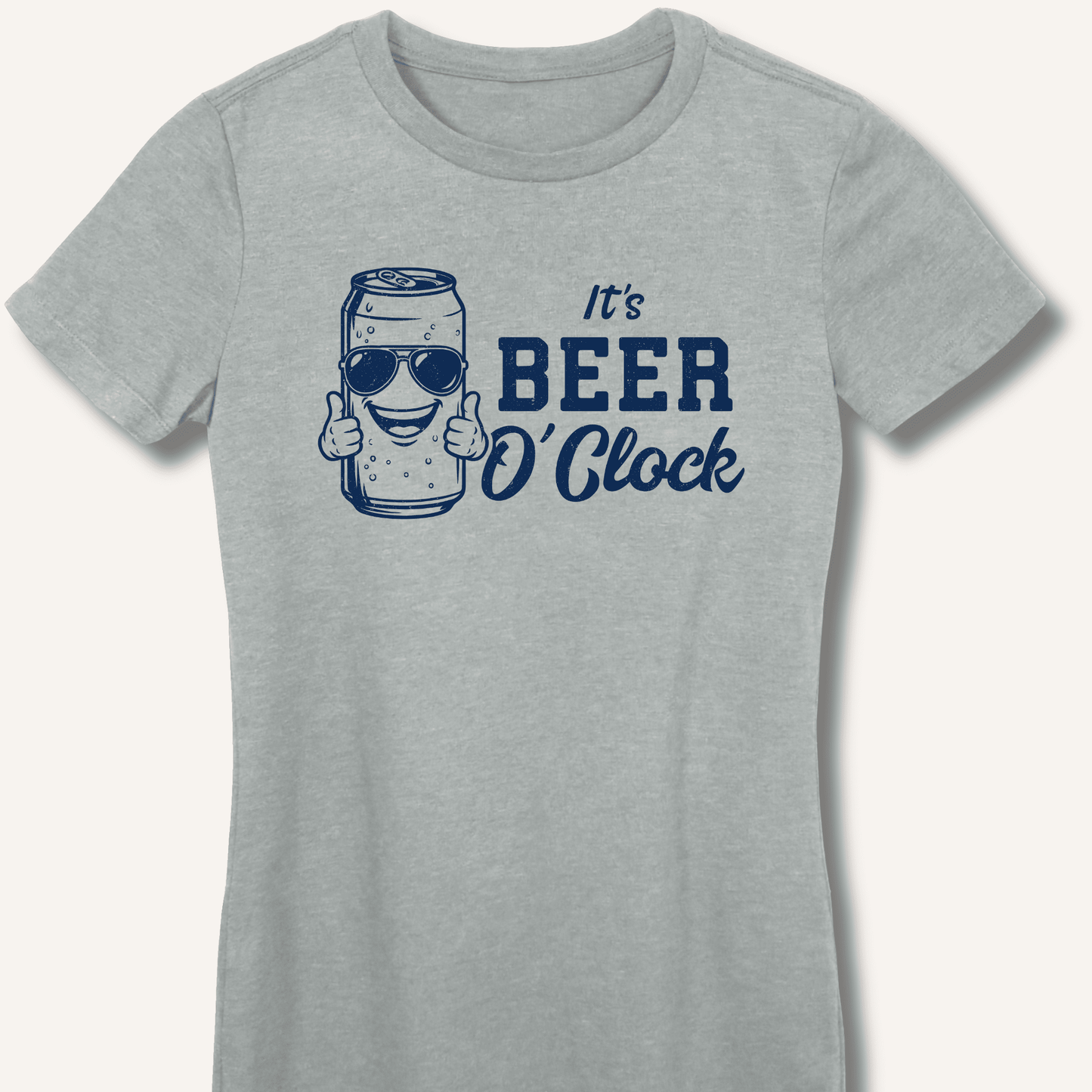 It's Beer O'Clock Fitted T-Shirt - Sip & Shirt