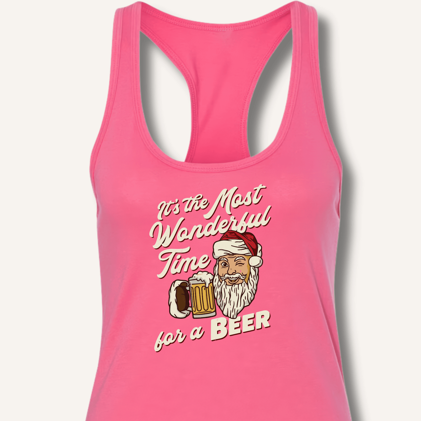 It's the Most Wonderful Time for a Beer Racerback Tank - Sip & Shirt