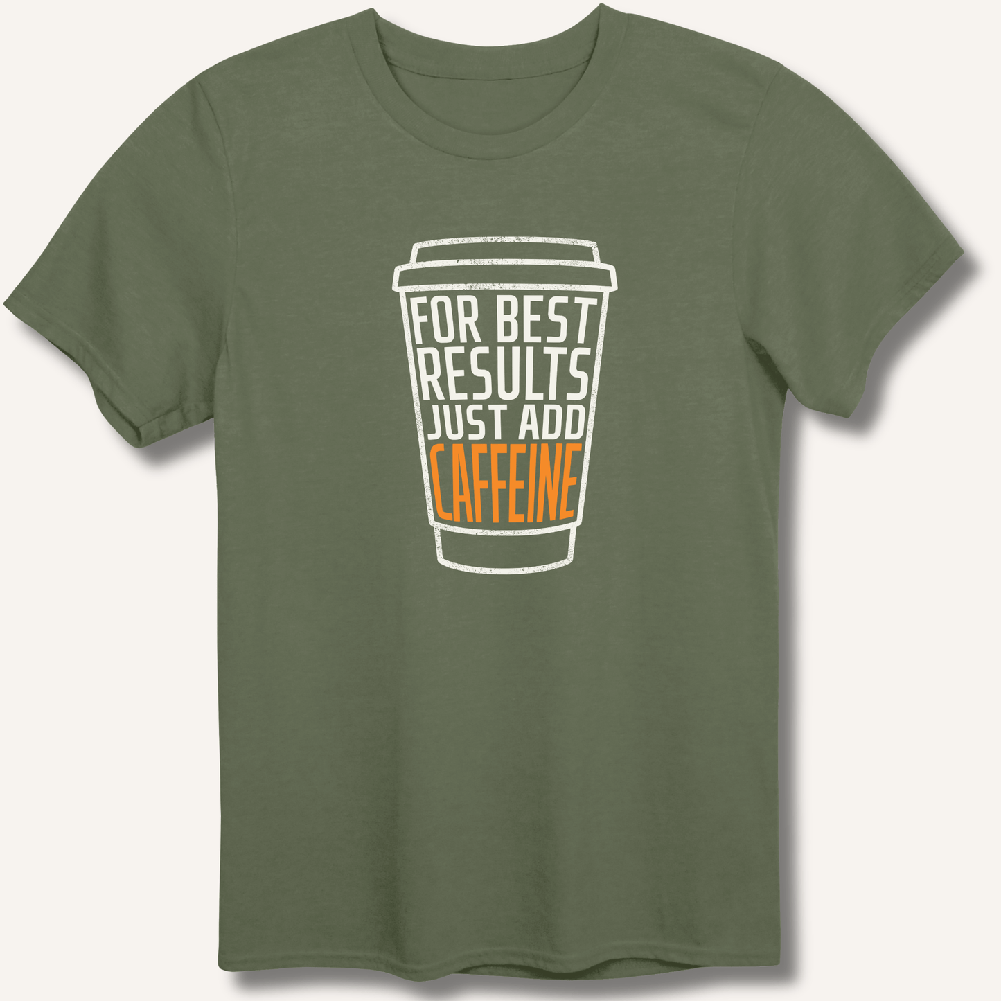 Just Add Caffeine T-Shirt - Sip & Shirt