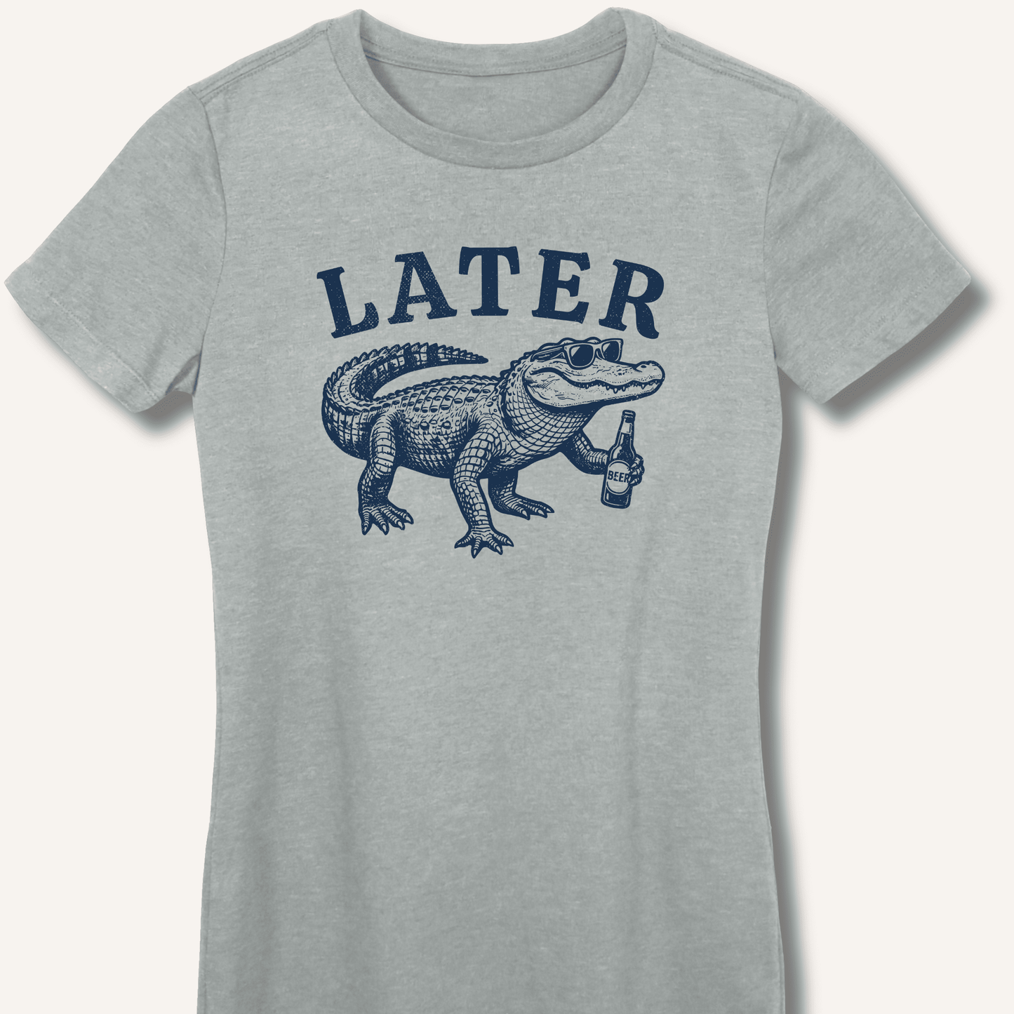 Later Gator Fitted T-Shirt - Sip & Shirt