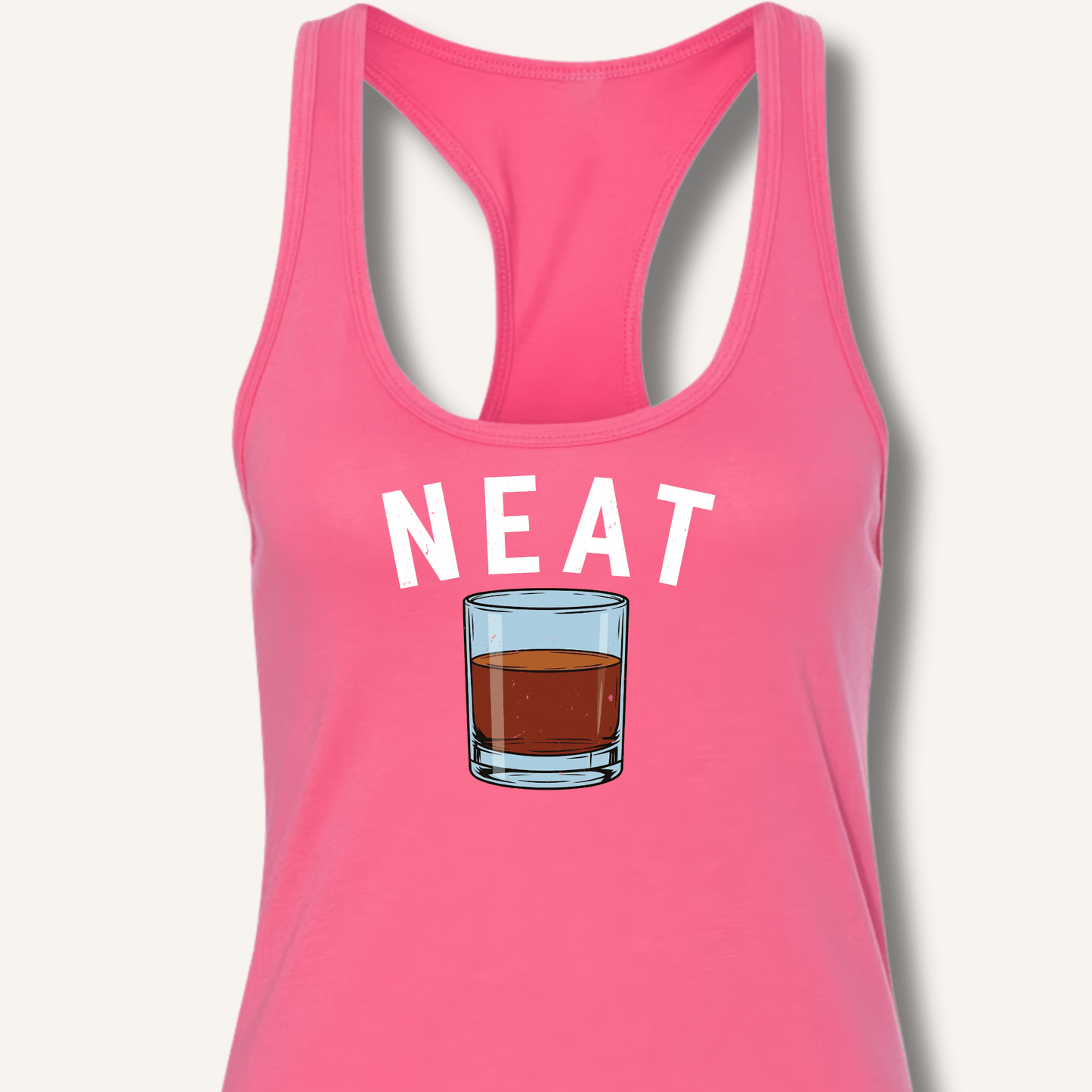 Neat Whiskey Racerback Tank - Sip & Shirt
