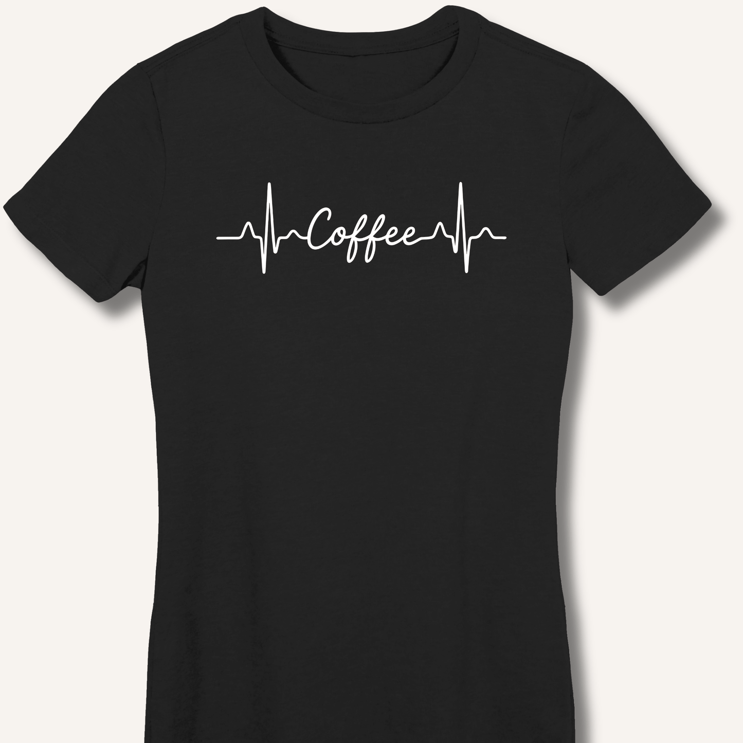 T-Shirt Black / S Caffeine Pulse Fitted T-Shirt
