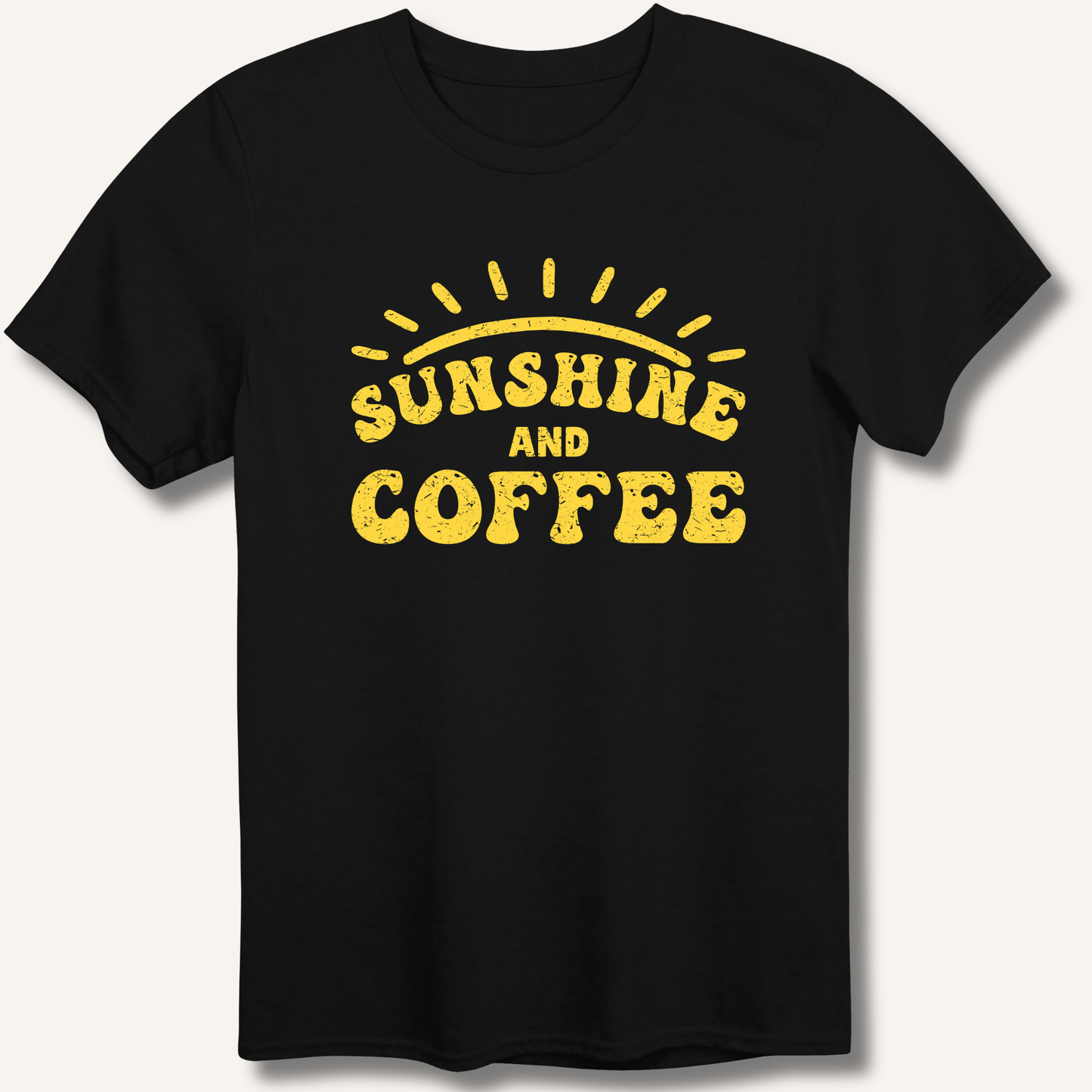 T-Shirt Black / XS Sunshine and Coffee T-Shirt