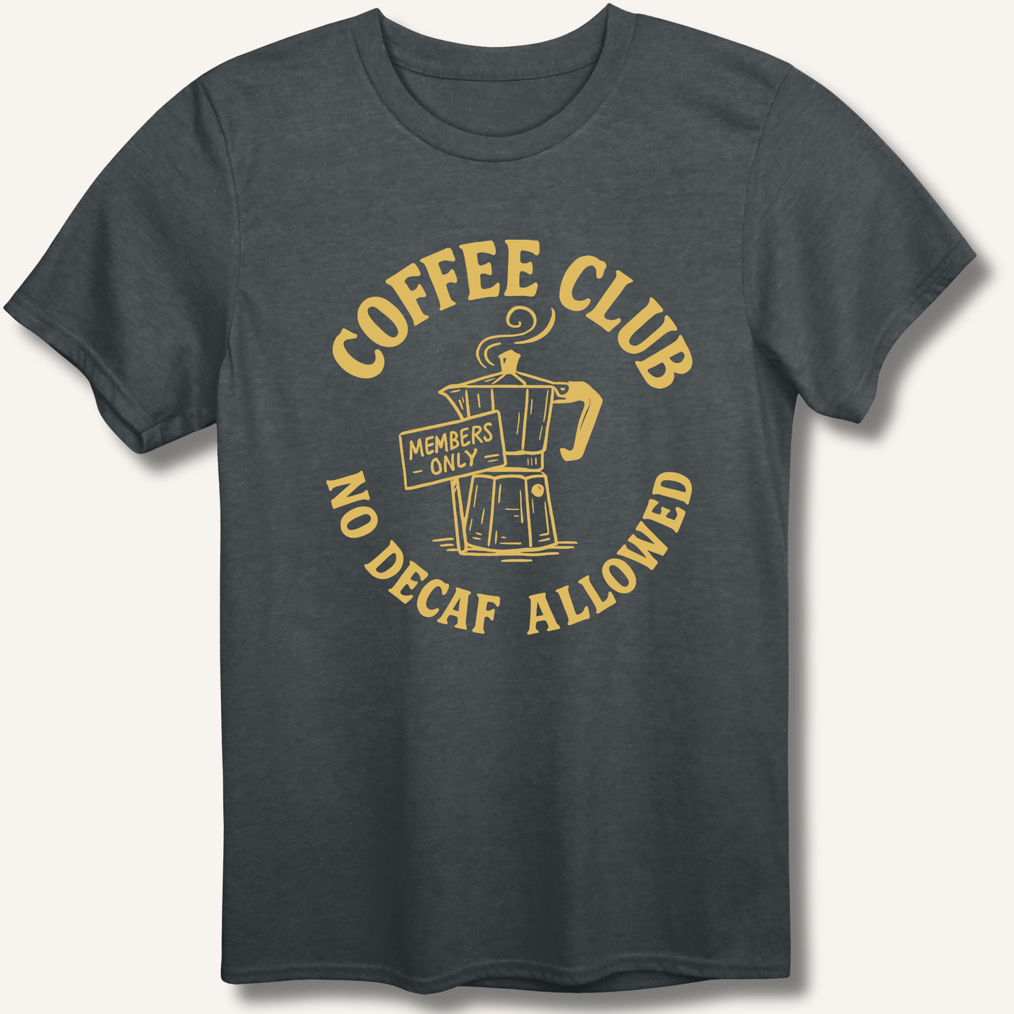 T-Shirt Dark Heather / XS Coffee Club T-Shirt