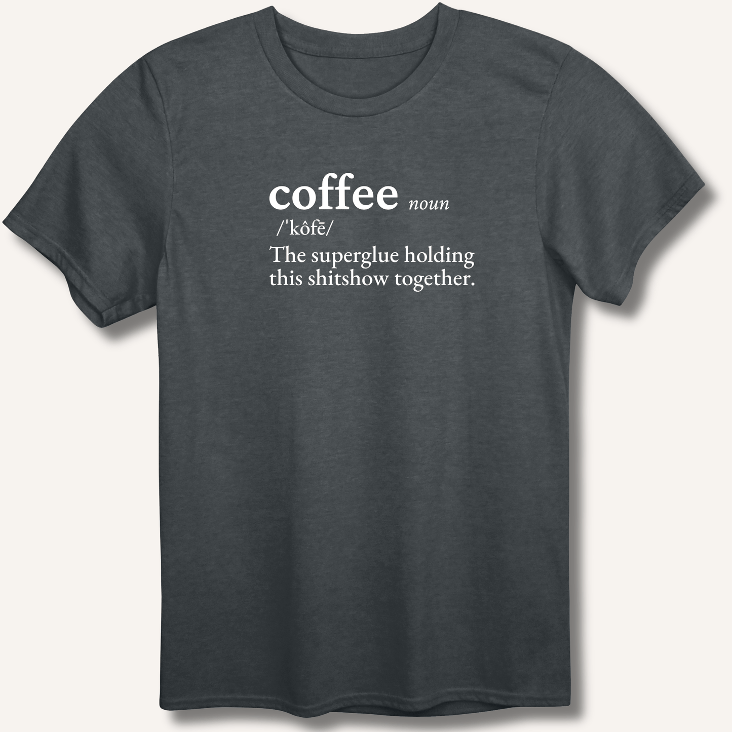 T-Shirt Dark Heather / XS Coffee Definition T-Shirt
