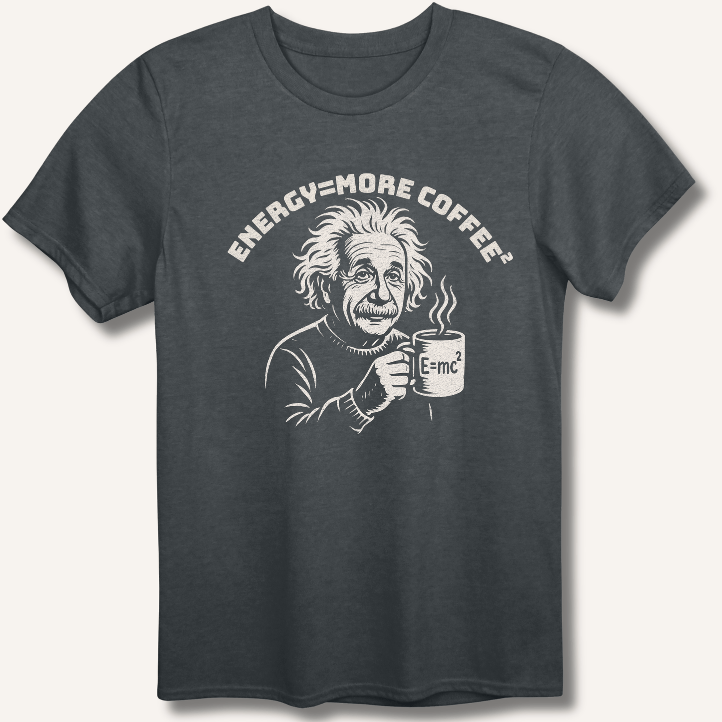 T-Shirt Dark Heather / XS Energy = More Coffee² T-Shirt