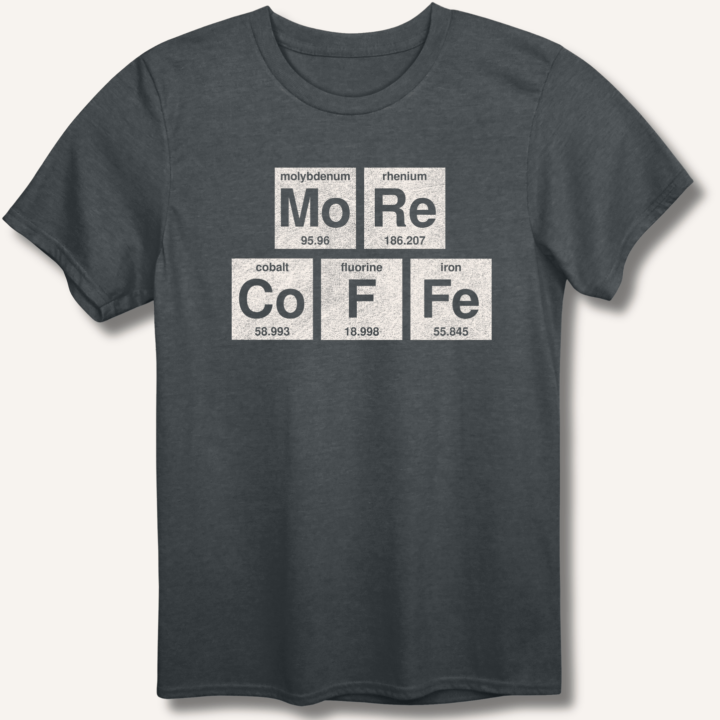 T-Shirt Dark Heather / XS More Coffee Elements T-Shirt