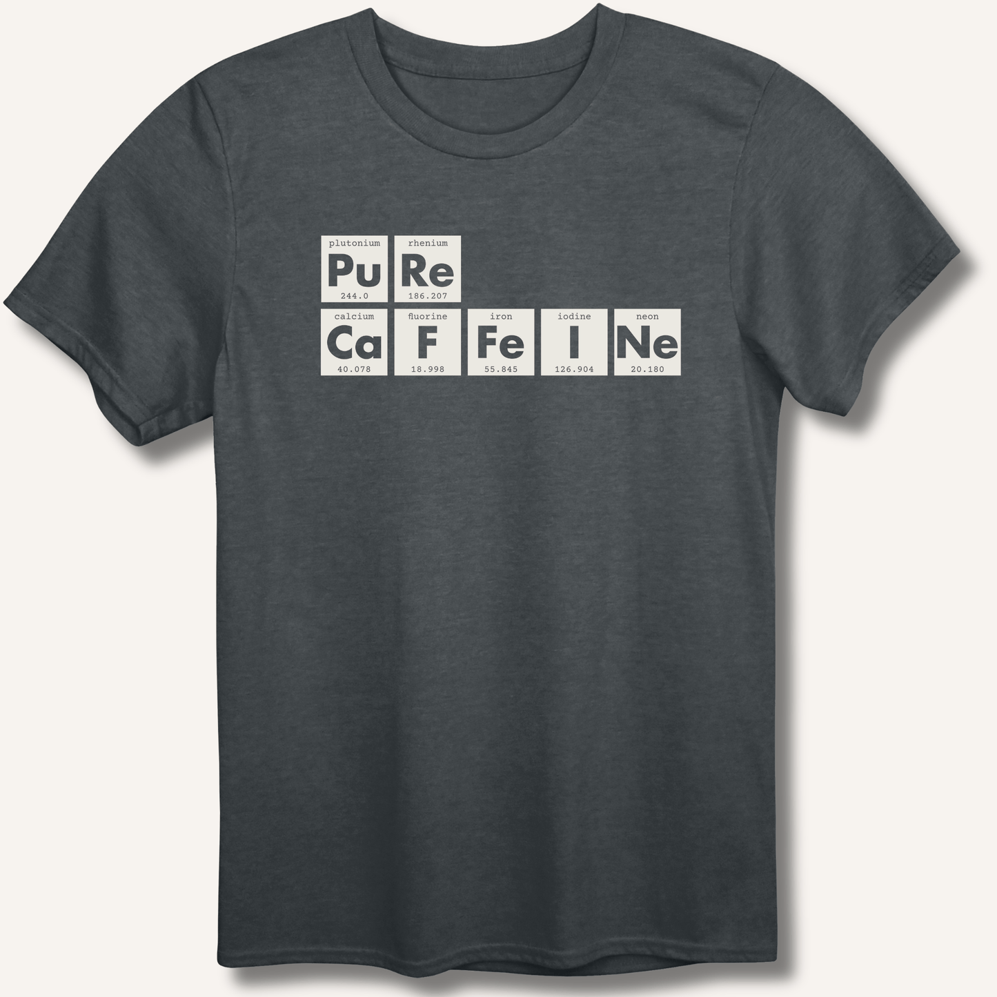 T-Shirt Dark Heather / XS Pure Caffeine T-Shirt